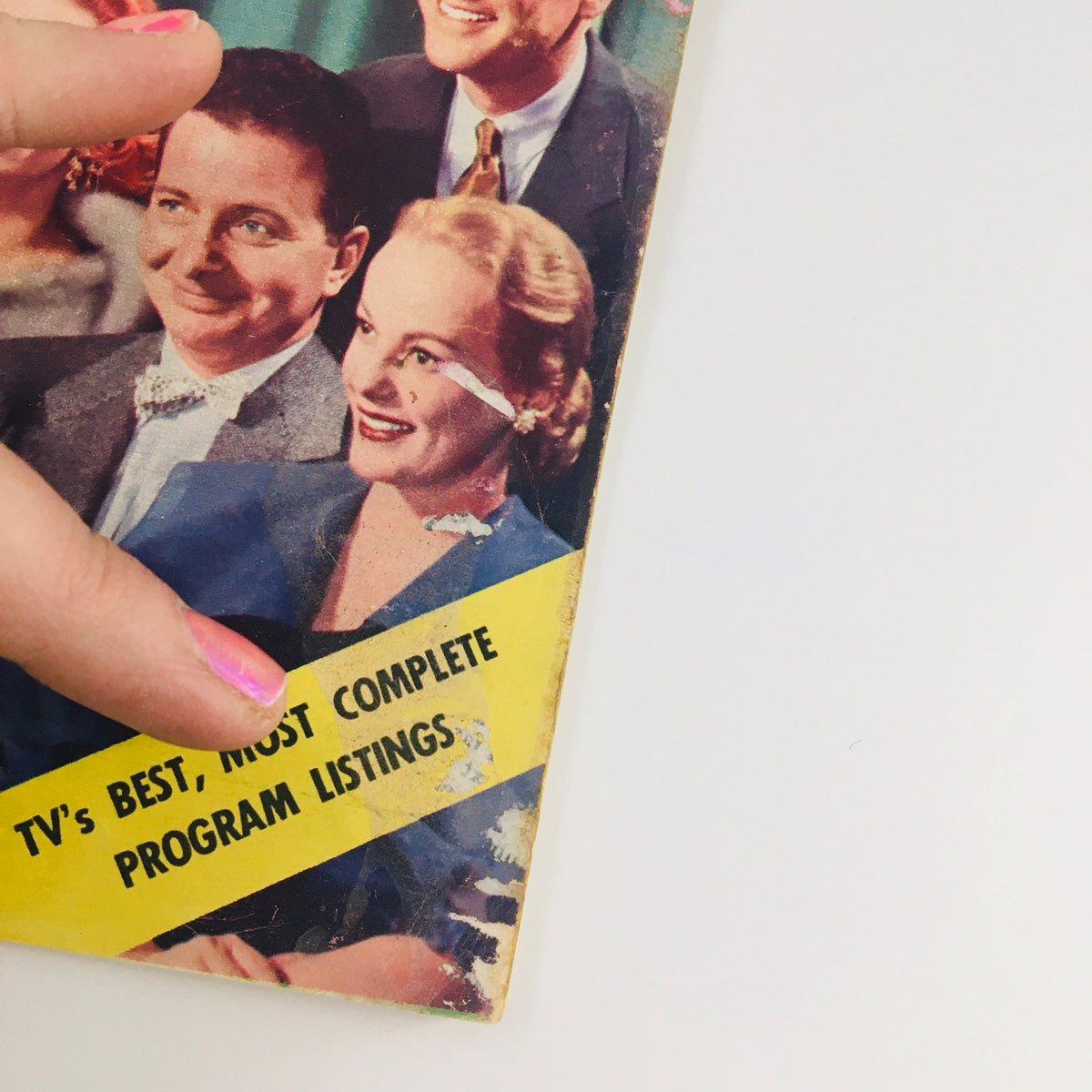 Another close-up of the TV Guide Magazine January 15, 1955, Vol 3 #3 cover, showcasing 'TV's Best, Most Complete Program Listings' with emphasis on colorful graphics.