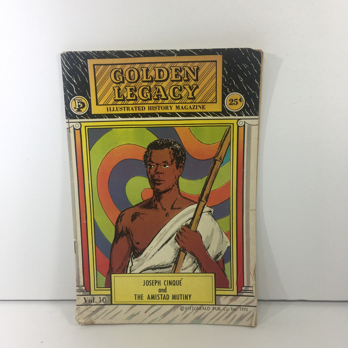 Lot of 13 Golden Legacy Illustrated History Magazine highlighting Volume 10 Joseph Cinqué and the Amistad Mutiny.