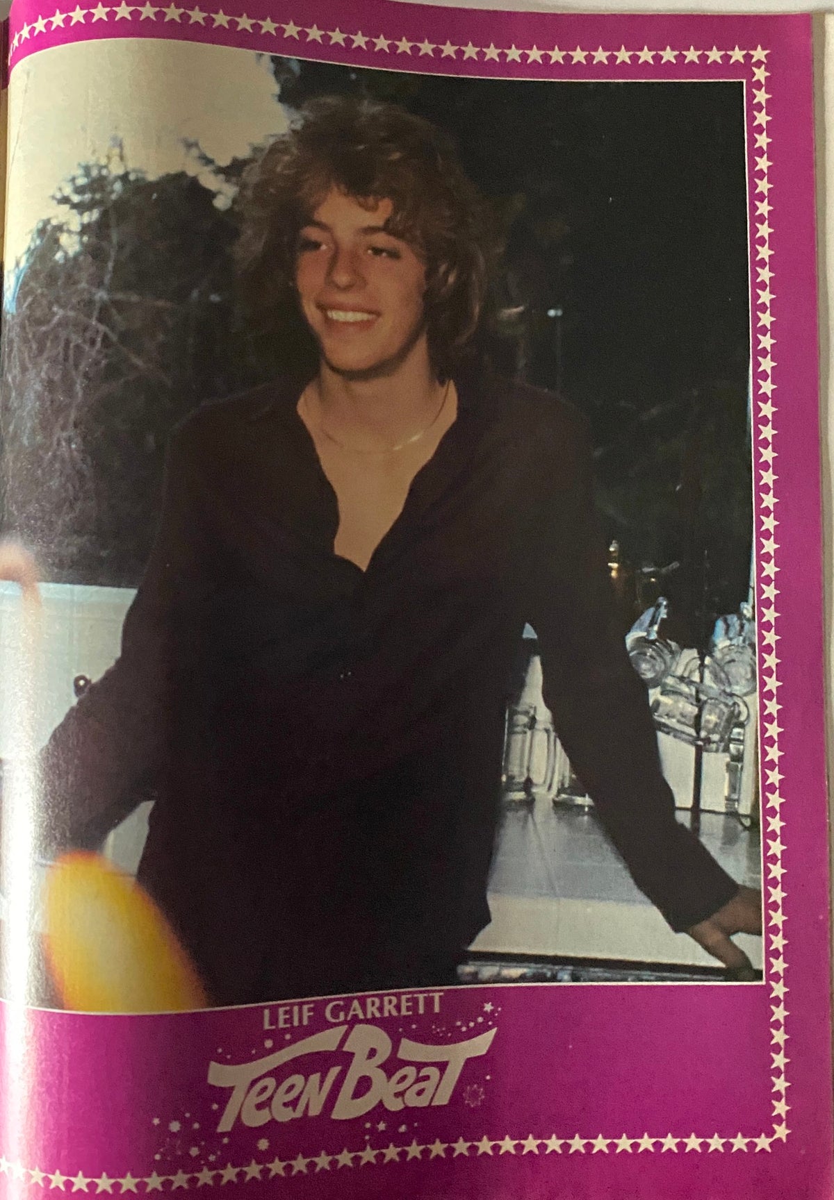 Leif Garrett featured in Teen Beat Magazine December 1980, showcasing the famous teen heartthrob smiling with a casual look.
