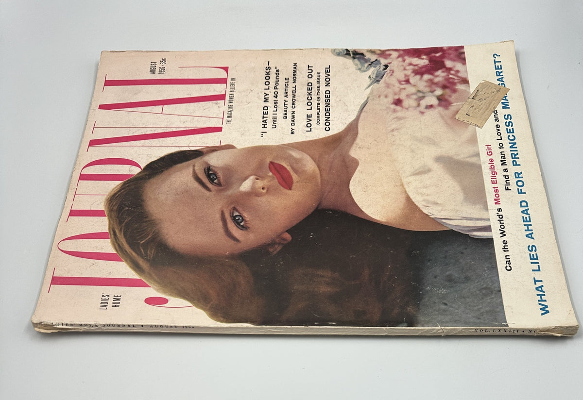 Ladies' Home Journal Magazine August 1956 Princess Margaret, Benjamin Spock
