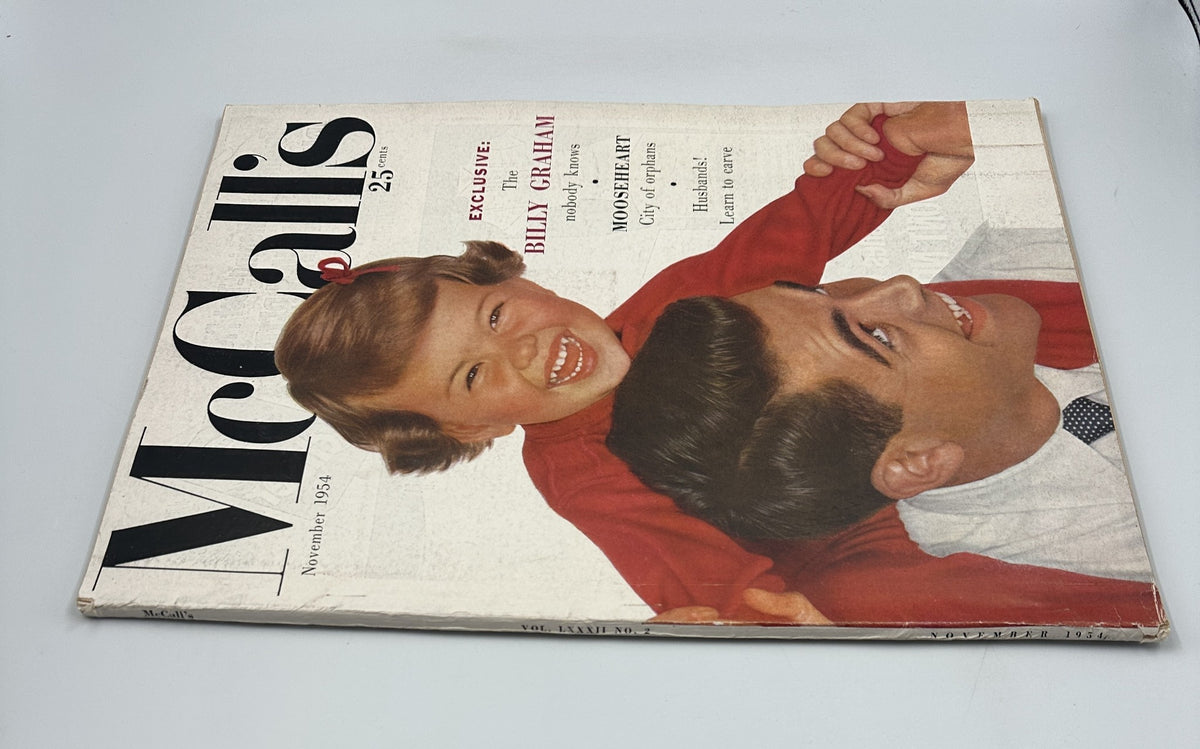 McCall's Magazine November 1954 Billy Graham, Eleanor Roosevelt, Mooseheart