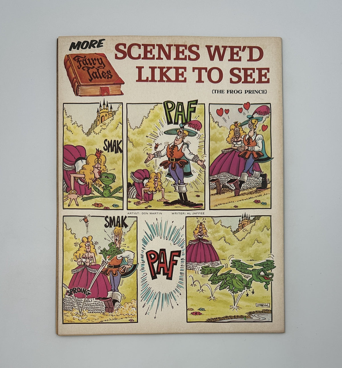 Cover of MAD Magazine No. 200 from July 1978, illustrating a humorous interpretation of fairy tales with the title 'Scenes We’d Like to See – The Frog Prince', featuring colorful cartoon characters and comedic dialogue.