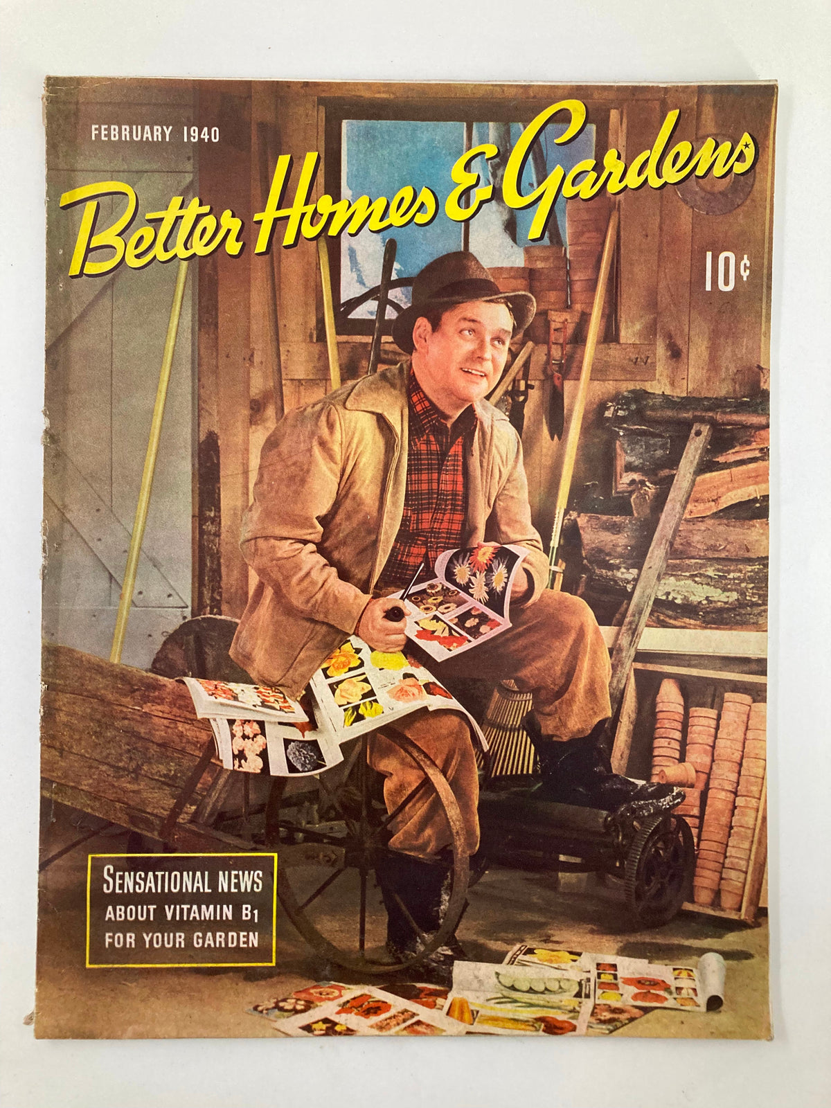 Vintage Better Homes & Gardens Magazine February 1940 The Vitamin B1 News No Label