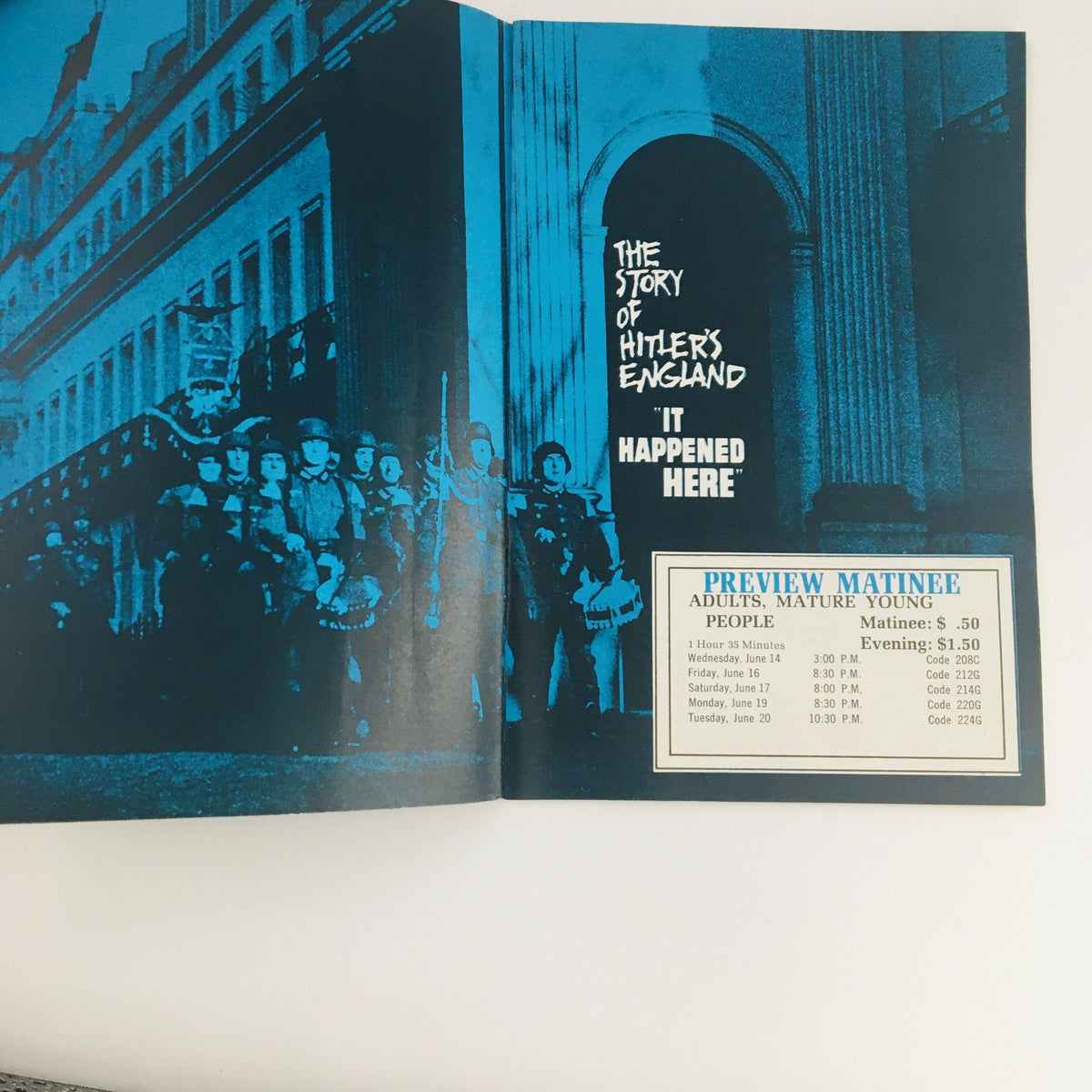 Inside page of STV Magazine Subscription TV June 10-23, 1967 showcasing an advertisement for 'The Story of Hitler's England'.
