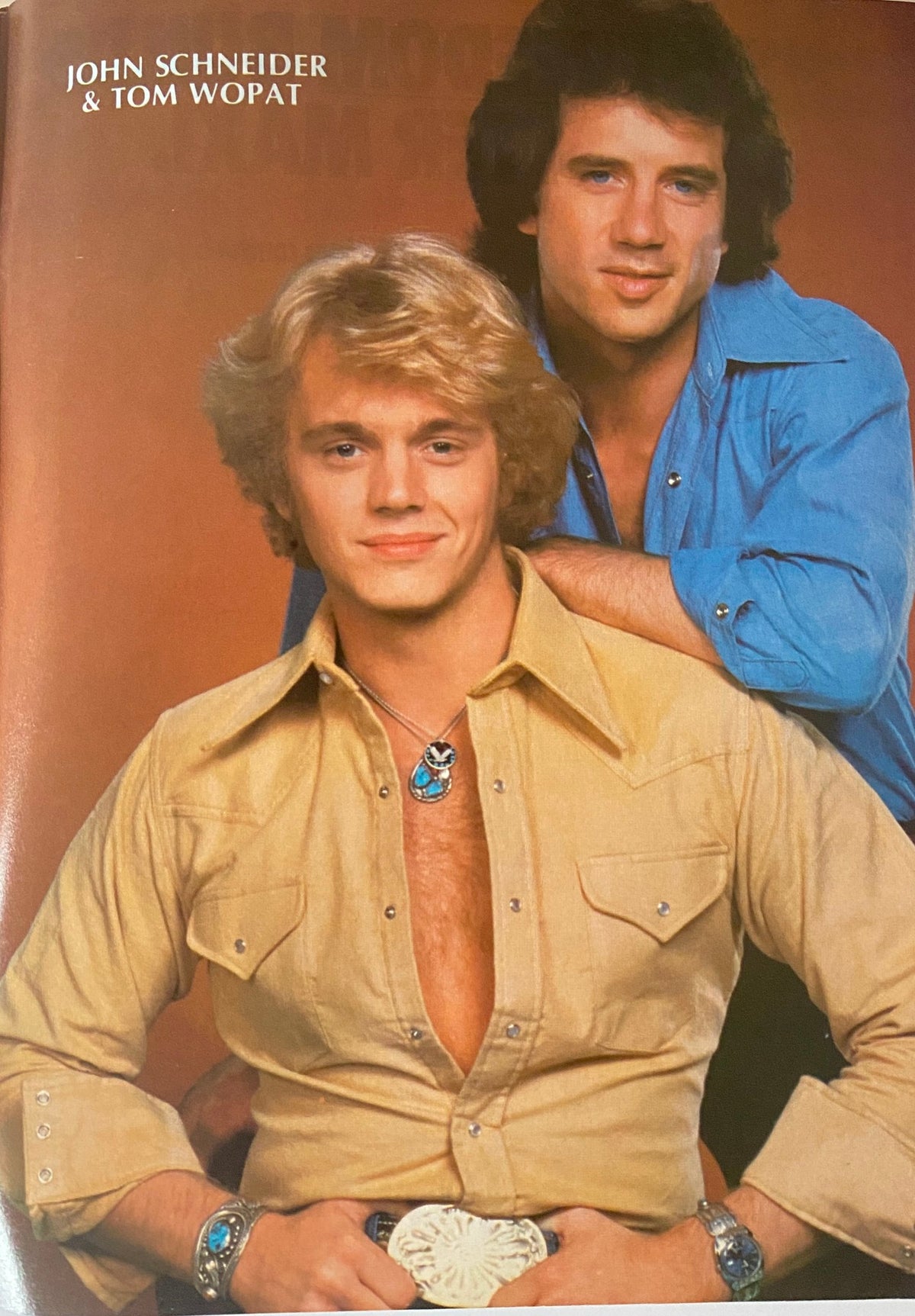 Teen Beat Magazine February 1981 featuring John Schneider and Tom Wopat, showcasing popular culture and celebrity interviews from the 1980s.