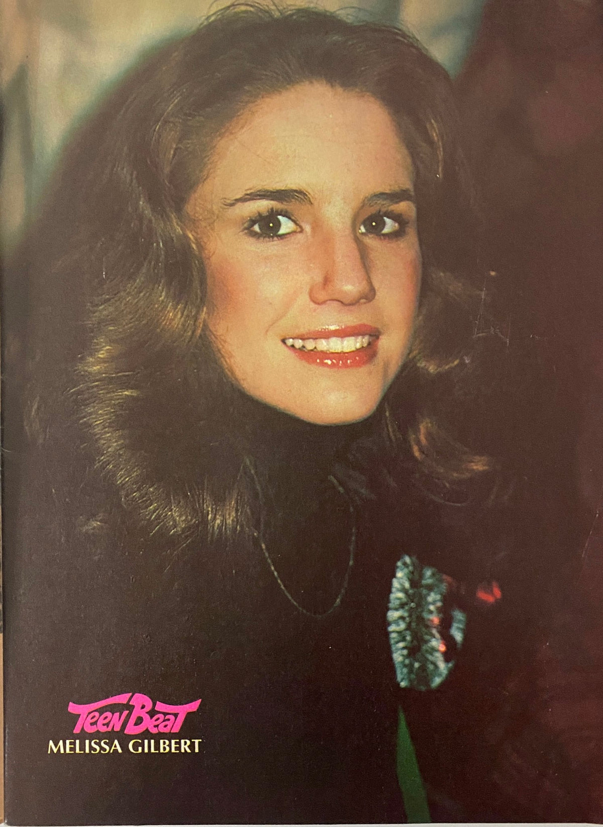 Portrait of Melissa Gilbert featured in Teen Beat Magazine May 1981, showcasing her beauty and appeal as a popular teen idol.
