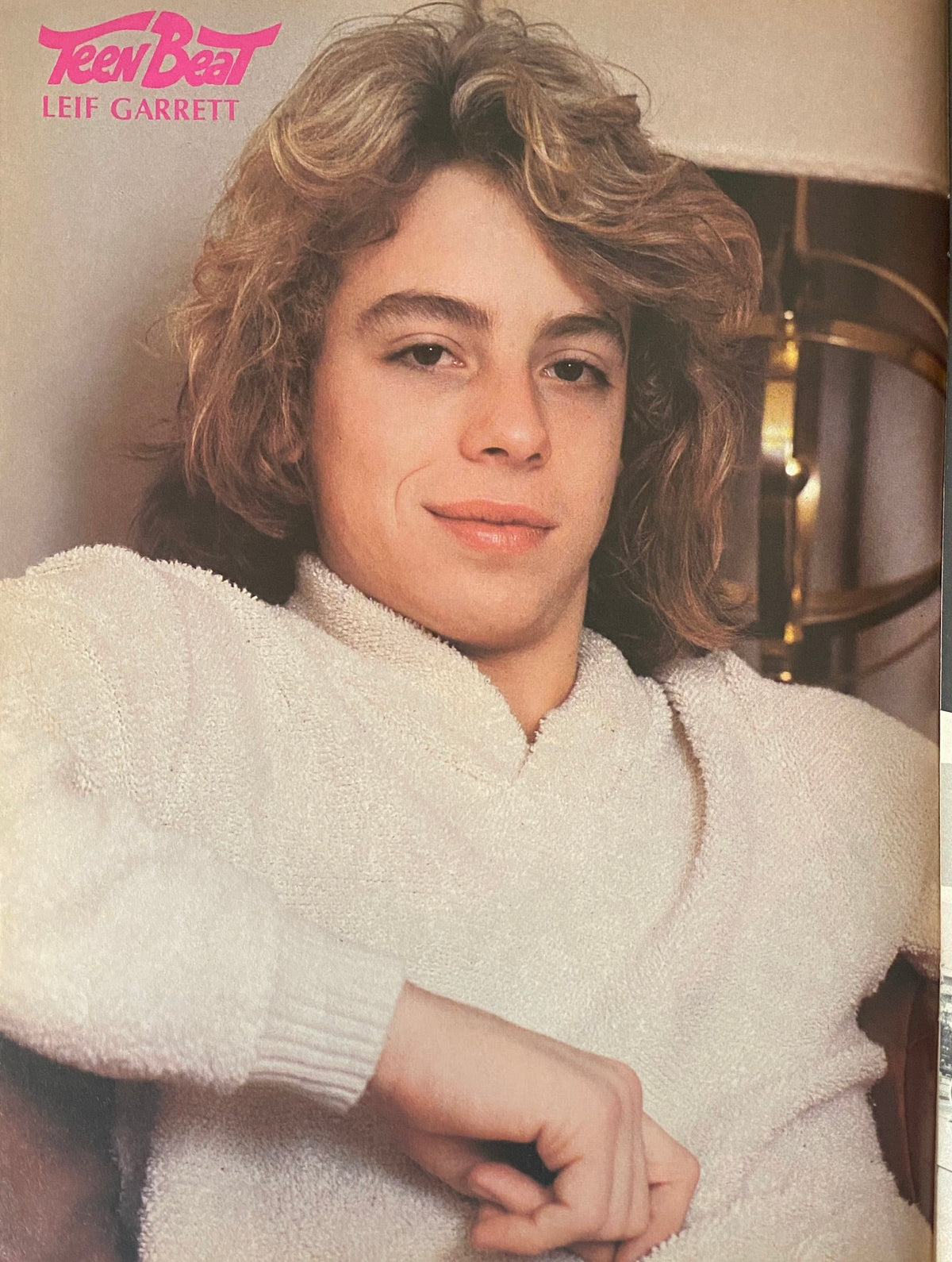 Teen Beat Magazine August 1980 with Leif Garrett posing casually, highlighting the look and fashion trends of the early 1980s.