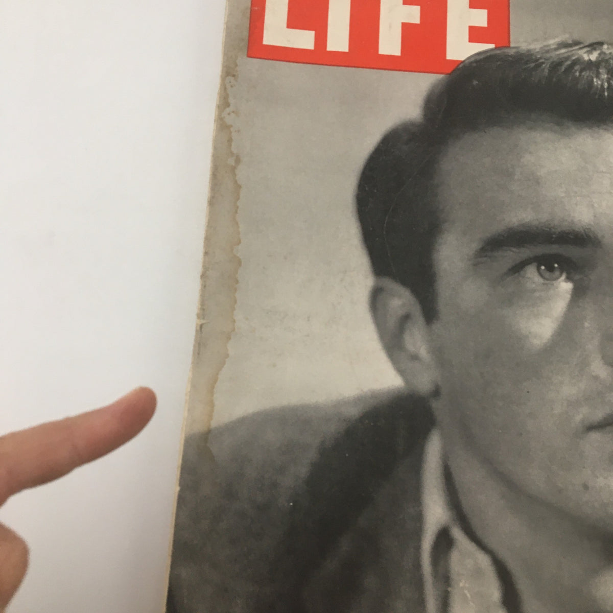 Close-up of the cover of VTG Life Magazine December 6 1948, highlighting Montgomery Clift, illustrating the vintage appeal of mid-20th century magazines.
