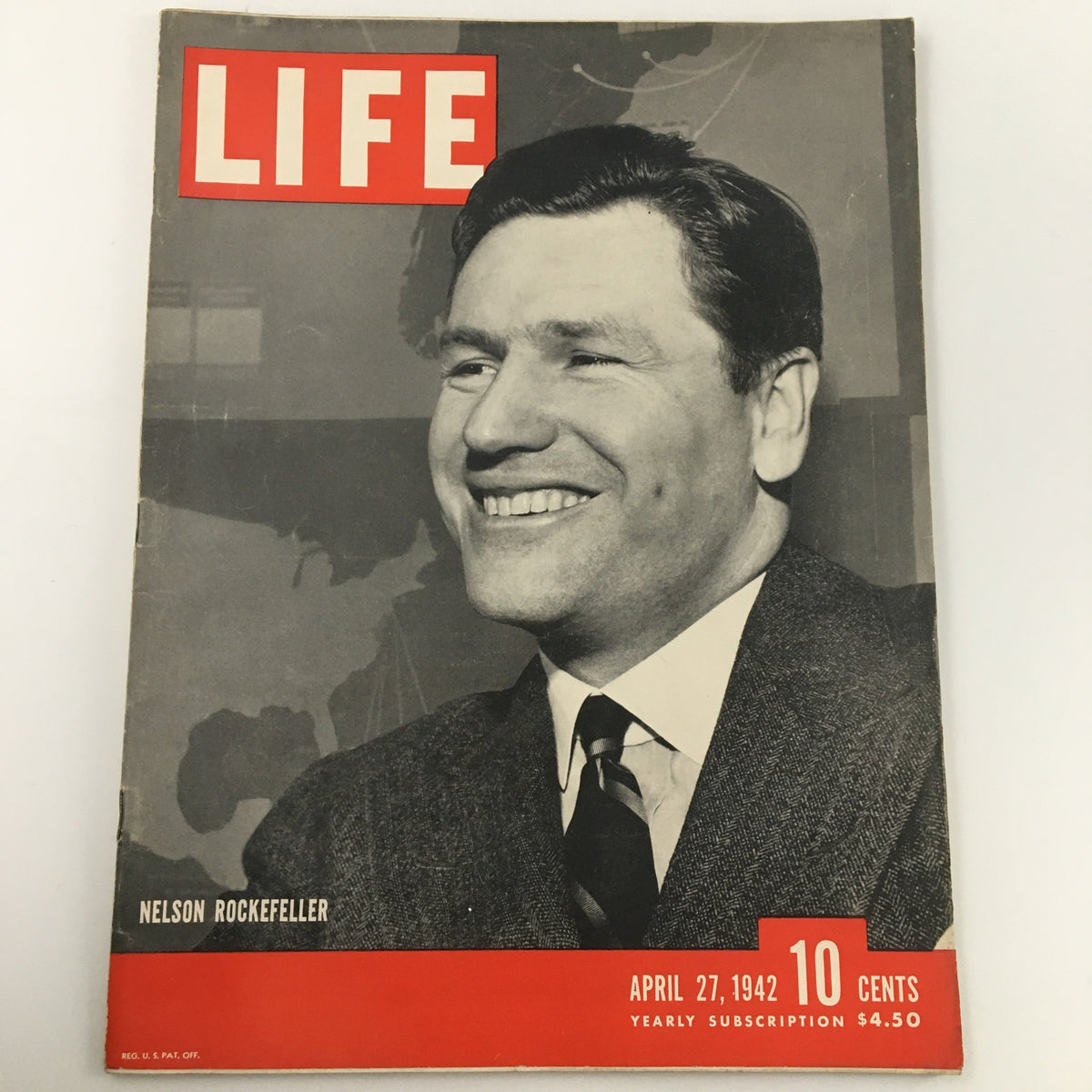 Life Magazine April 27, 1942 - Nelson Rockefeller Cover, Excellent Condition, Newsstand Quality