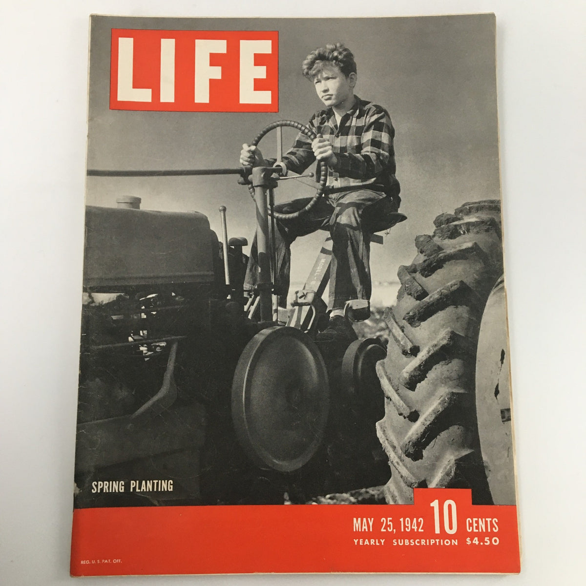 Life Magazine May 25 1942 - Spring Planting, Very Good Condition, Vintage Farming History