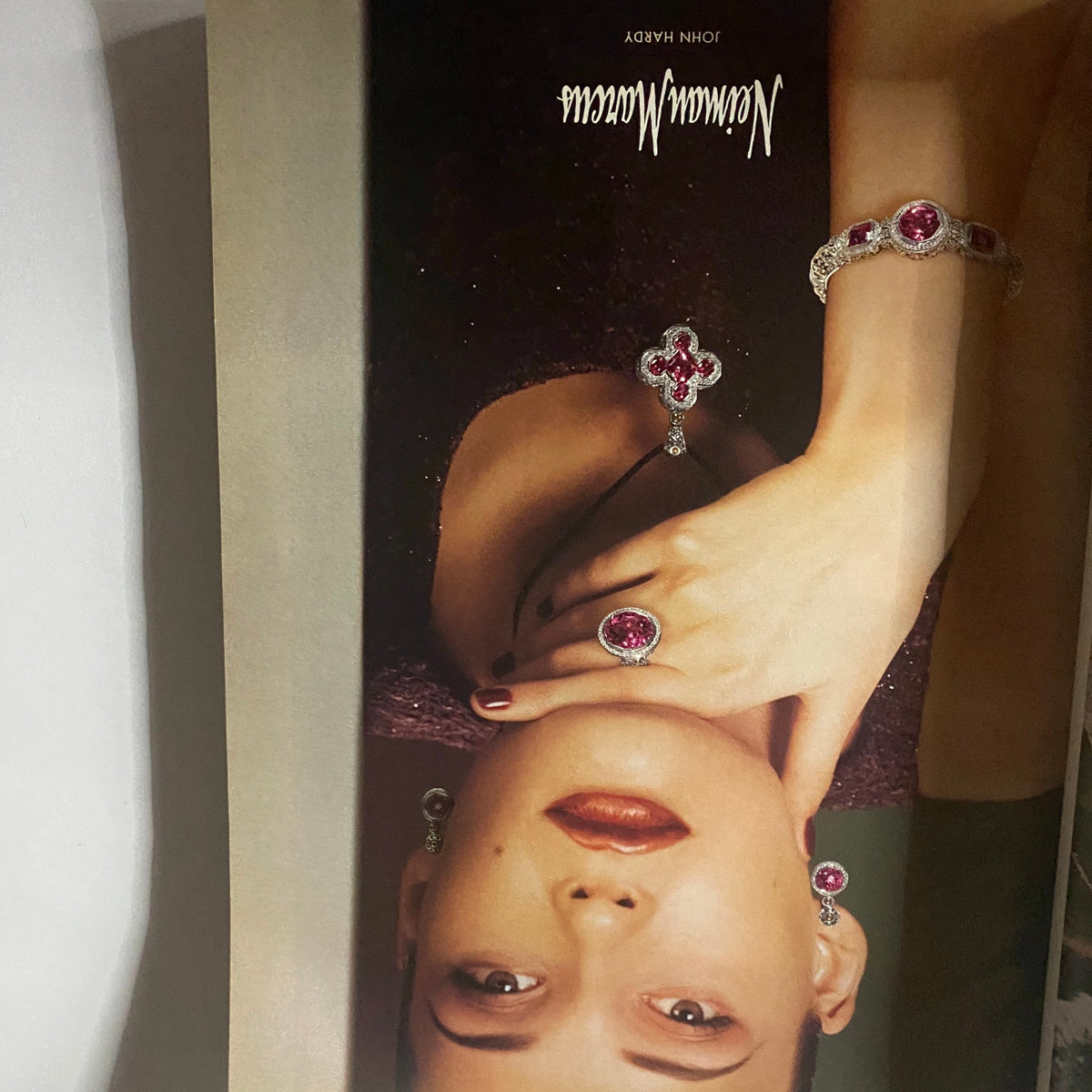 Ad page from W Magazine November 2004 illustrating luxurious jewelry, complementing the sophisticated style of the issue.