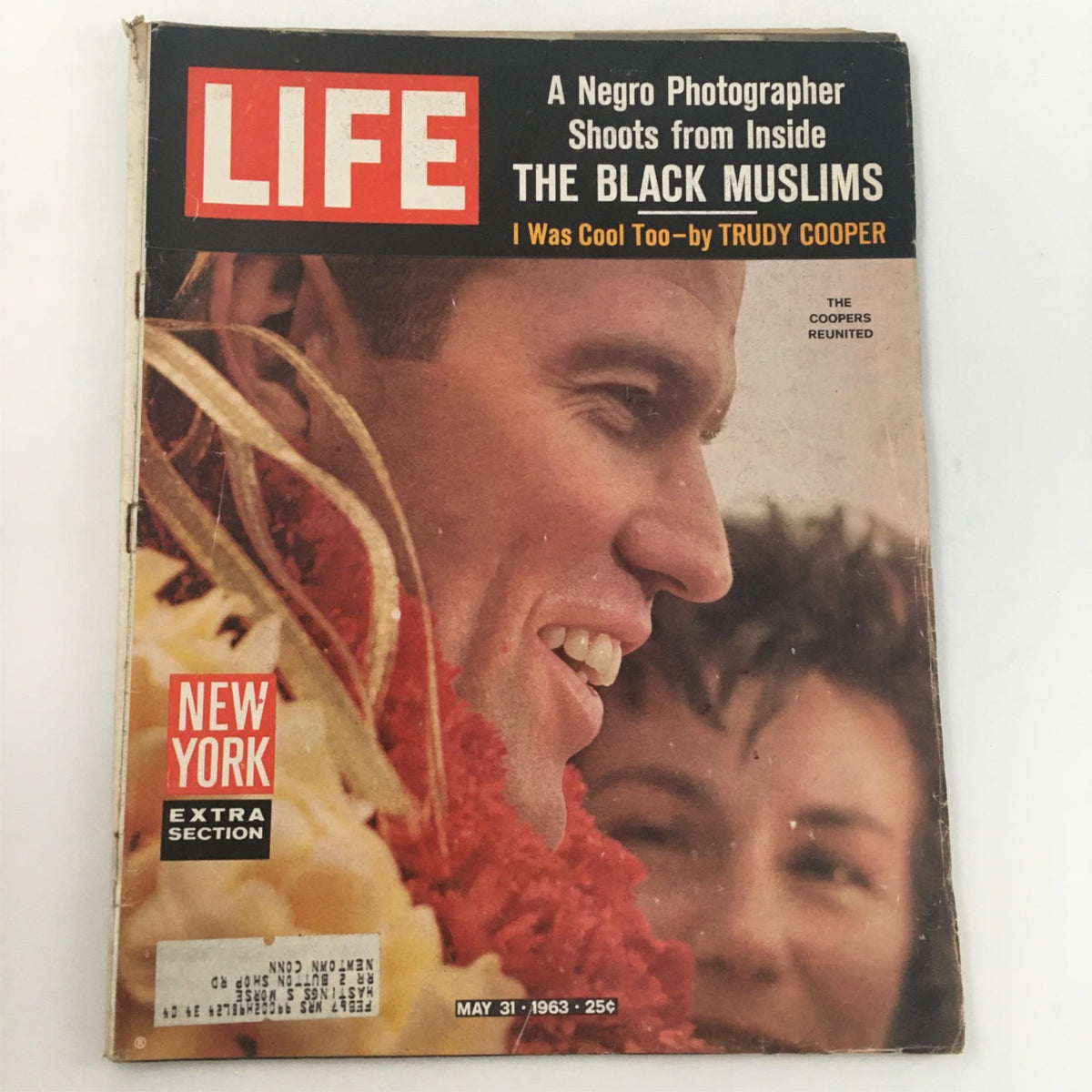 Life Magazine May 31, 1963 - The Coopers Reunited Featuring Trudy Cooper, Vintage Historic Issue
