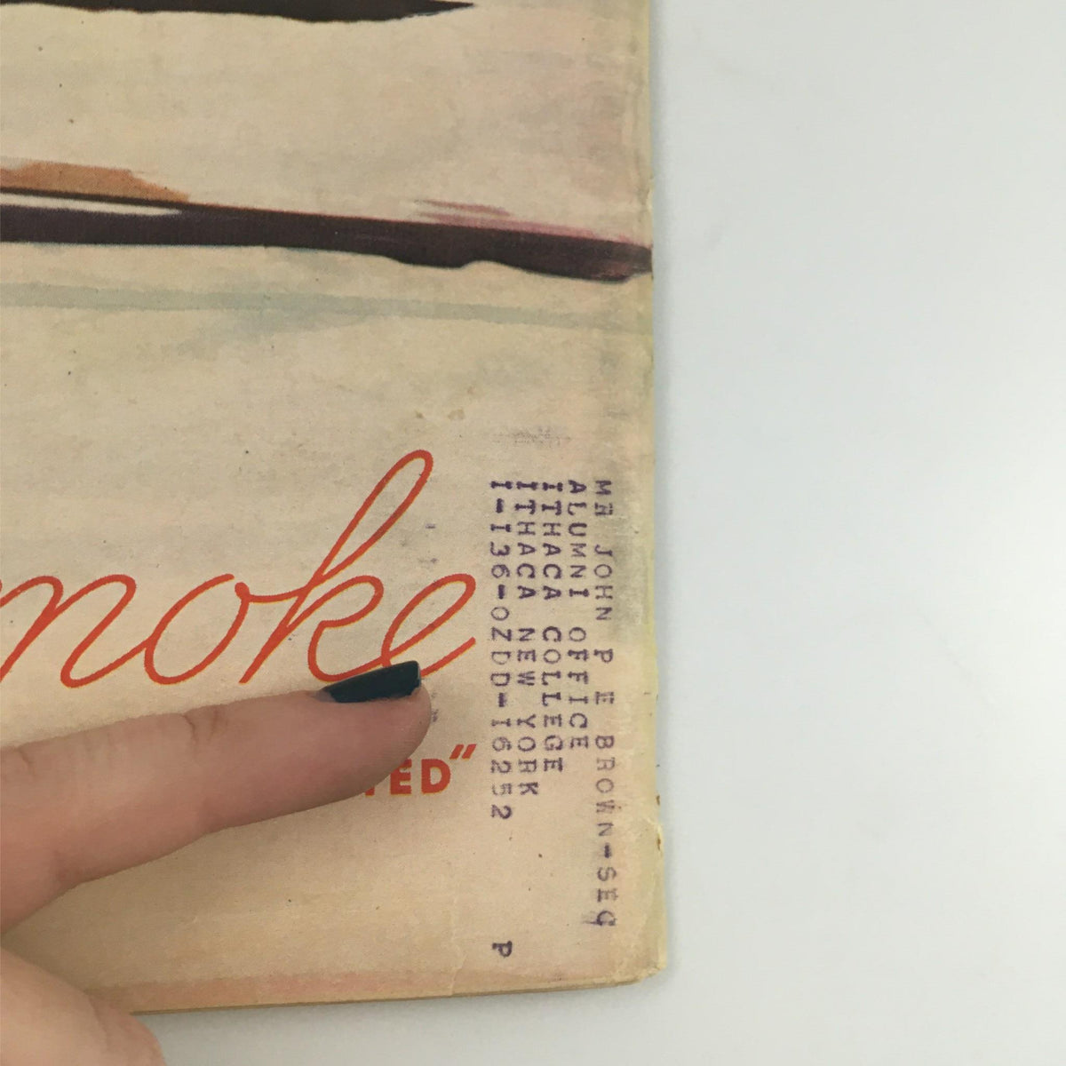 Close-up detail of the back cover of a vintage Life Magazine featuring Lucky Strike advertisements, with the phrase 'a light smoke' highlighted, from the January 18, 1937 issue.