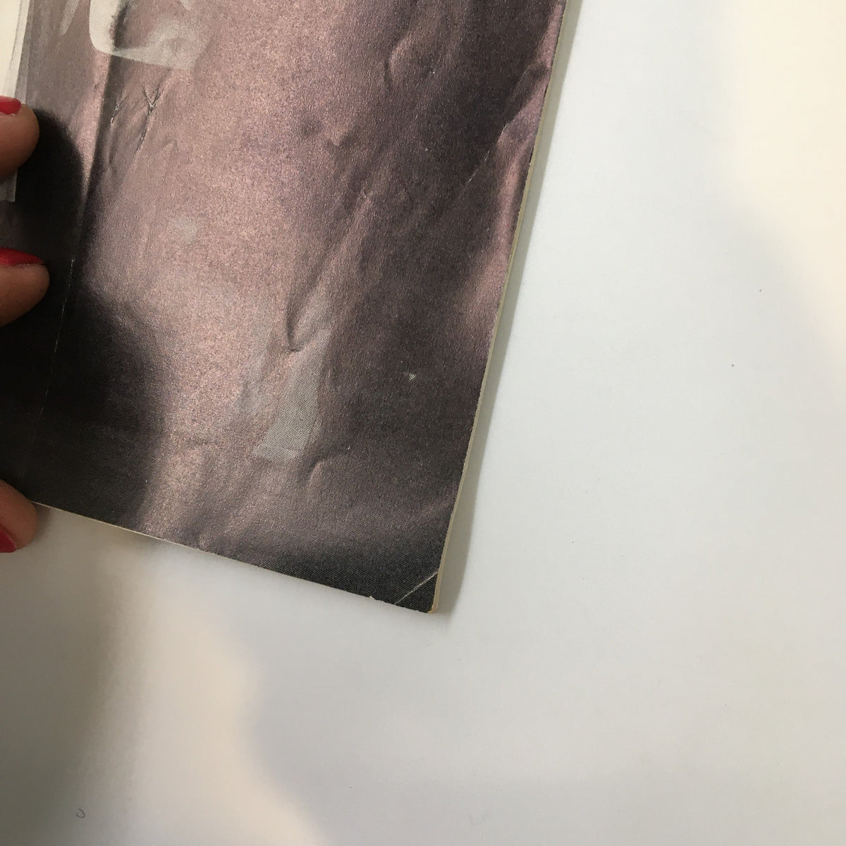 Back cover of the 1962 Playbill for Milk and Honey, revealing the vintage aesthetic with minor wear.