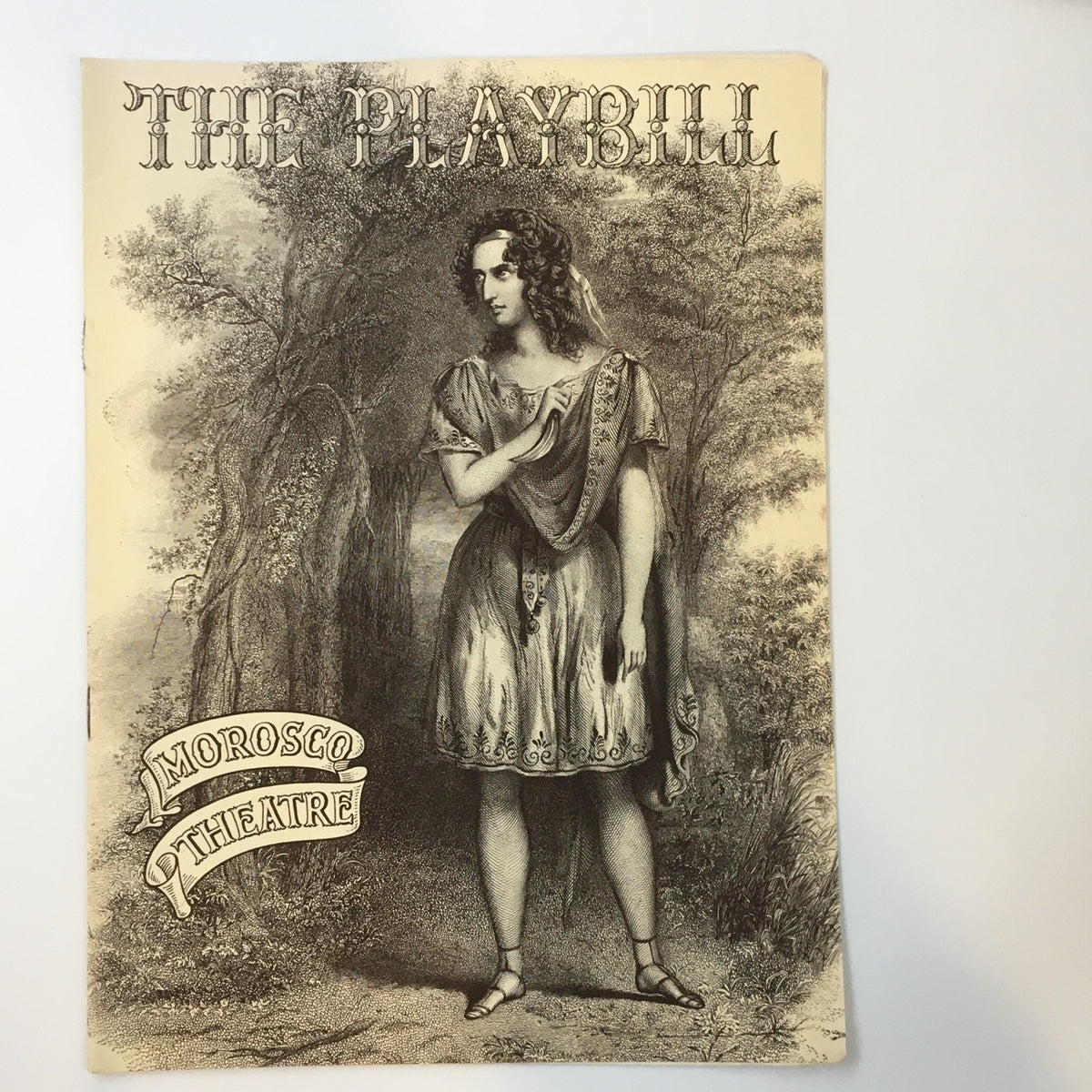1937 Playbill Morosco Theatre cover featuring Juliana Morgan in Penny Wise, showcasing vintage artistic design.