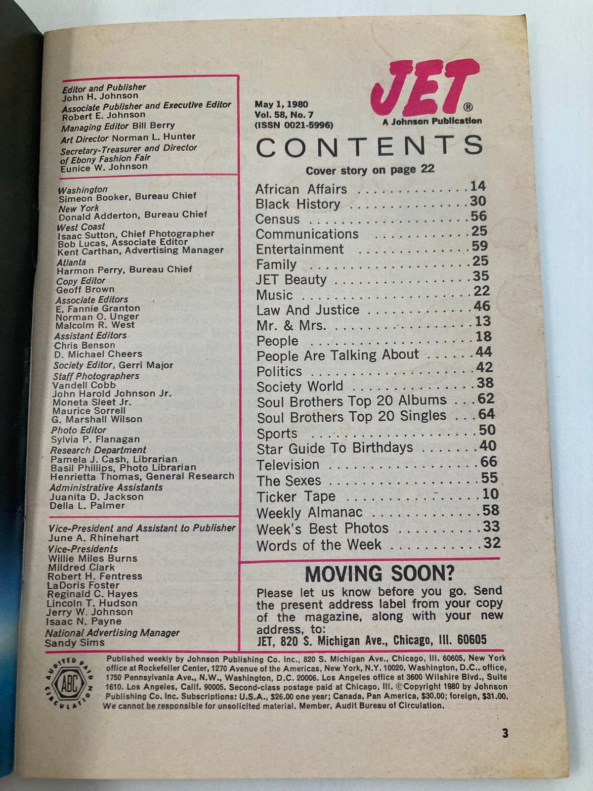 Vintage Jet Magazine May 1 1980 Shalamar Having Big Fun With Hot Hits