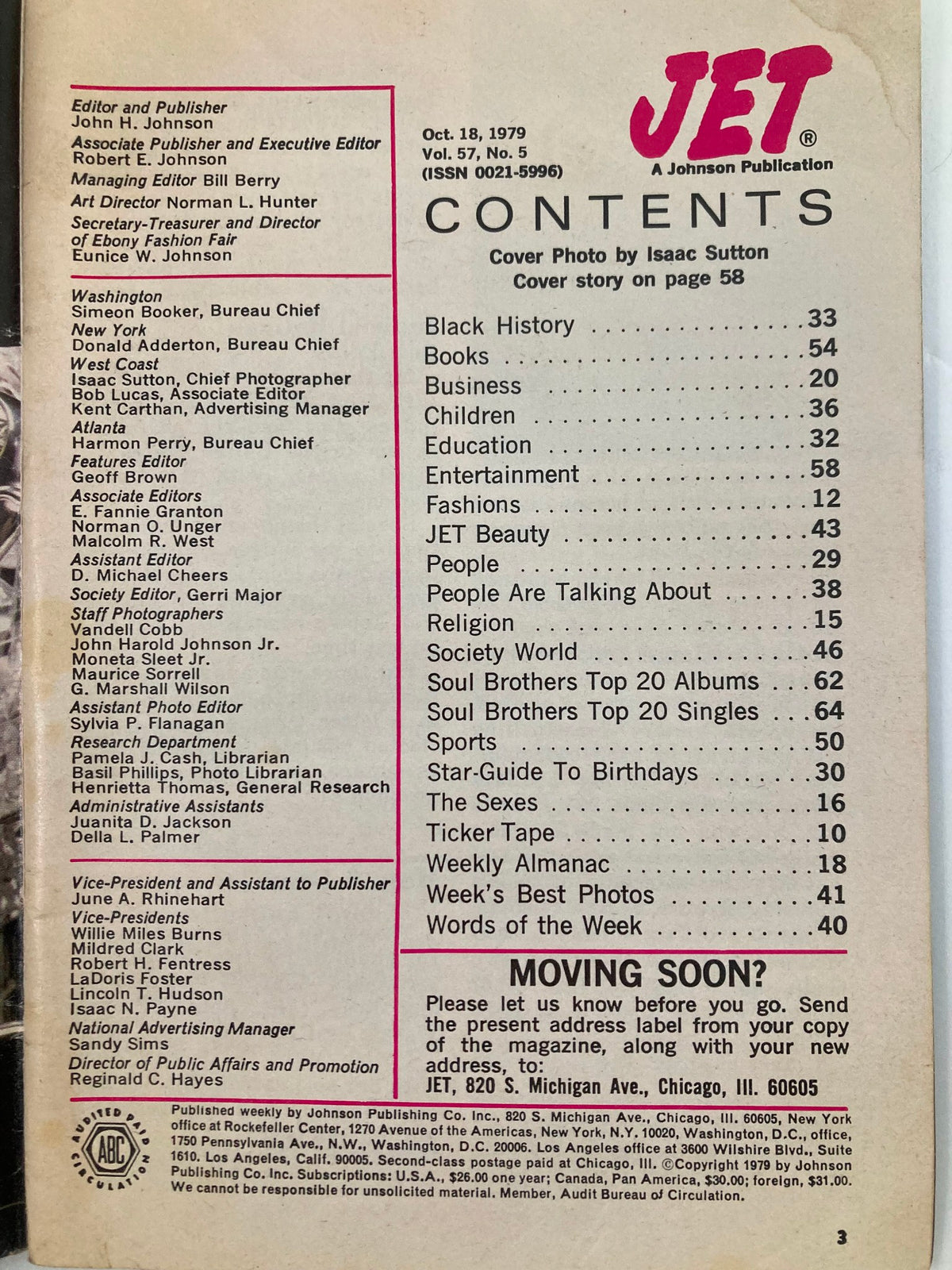 Vintage Jet Magazine October 18 1979 Growing Up with the Real 'Mrs. Jefferson'