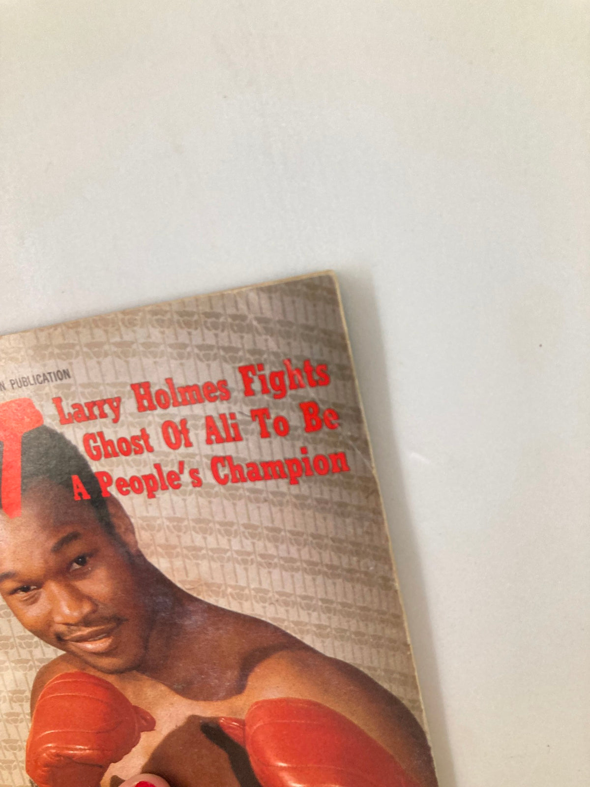 Front cover of VTG Jet Magazine November 1 1979 Vol 57 #7 featuring Larry Holmes with the headline 'Larry Holmes Fights Ghost Of Ali To Be A People's Champion'.