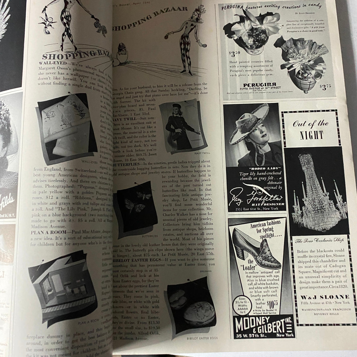 Harper's Bazaar Magazine April 1941 Brides and Beauty Circus Cover No Label