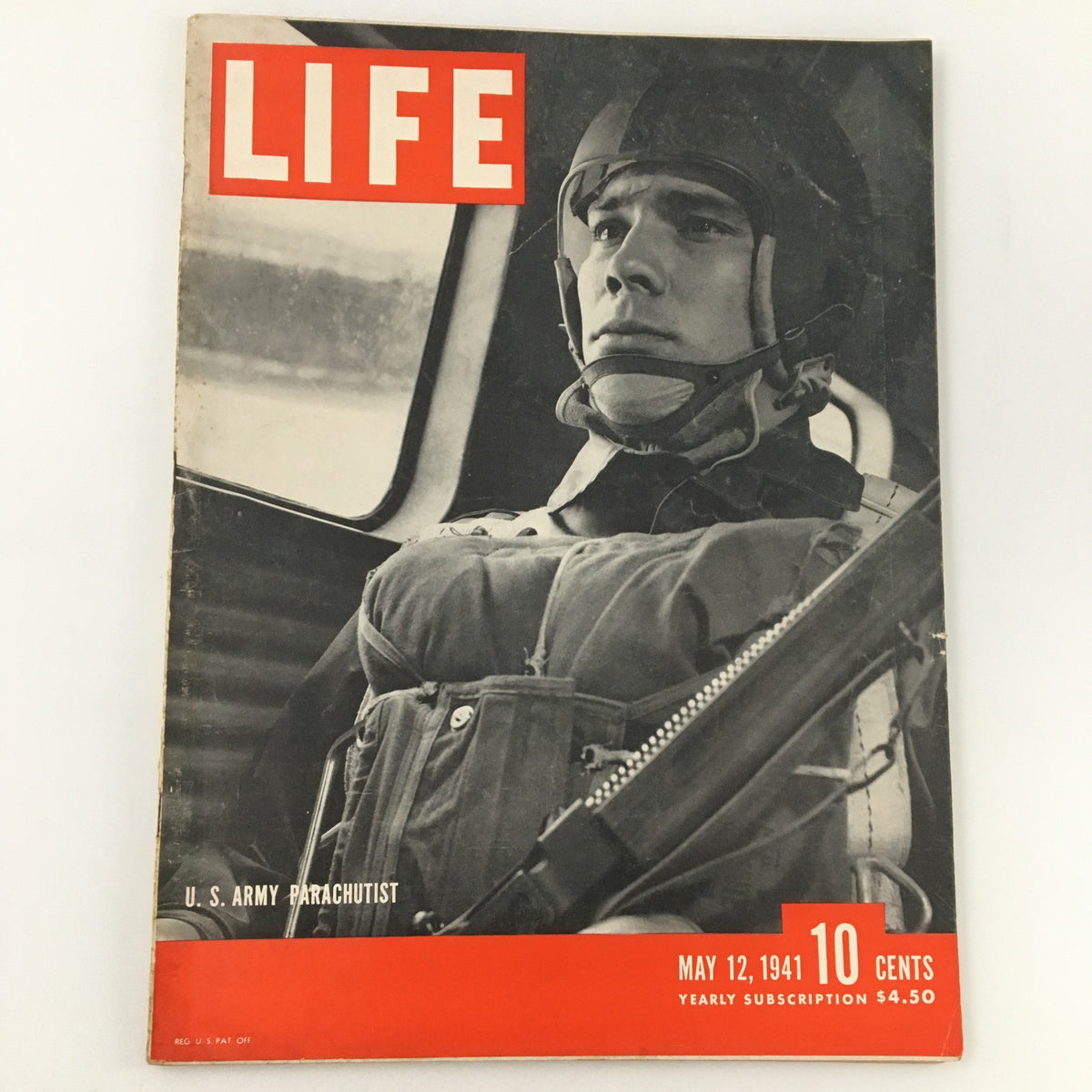 Life Magazine May 12, 1941: U.S. Army Parachutist Feature in Excellent Condition