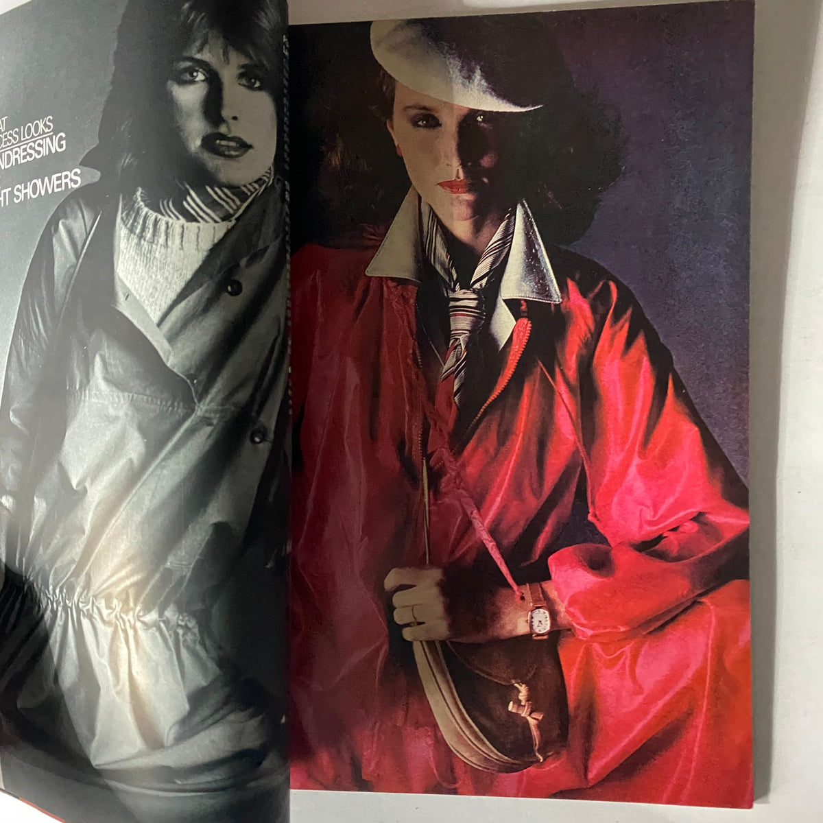 Stylish 1970s fashion spread featuring jackets and accessories from Harper's Bazaar Magazine January 1978 Cristina Ferrare Cover VG.
