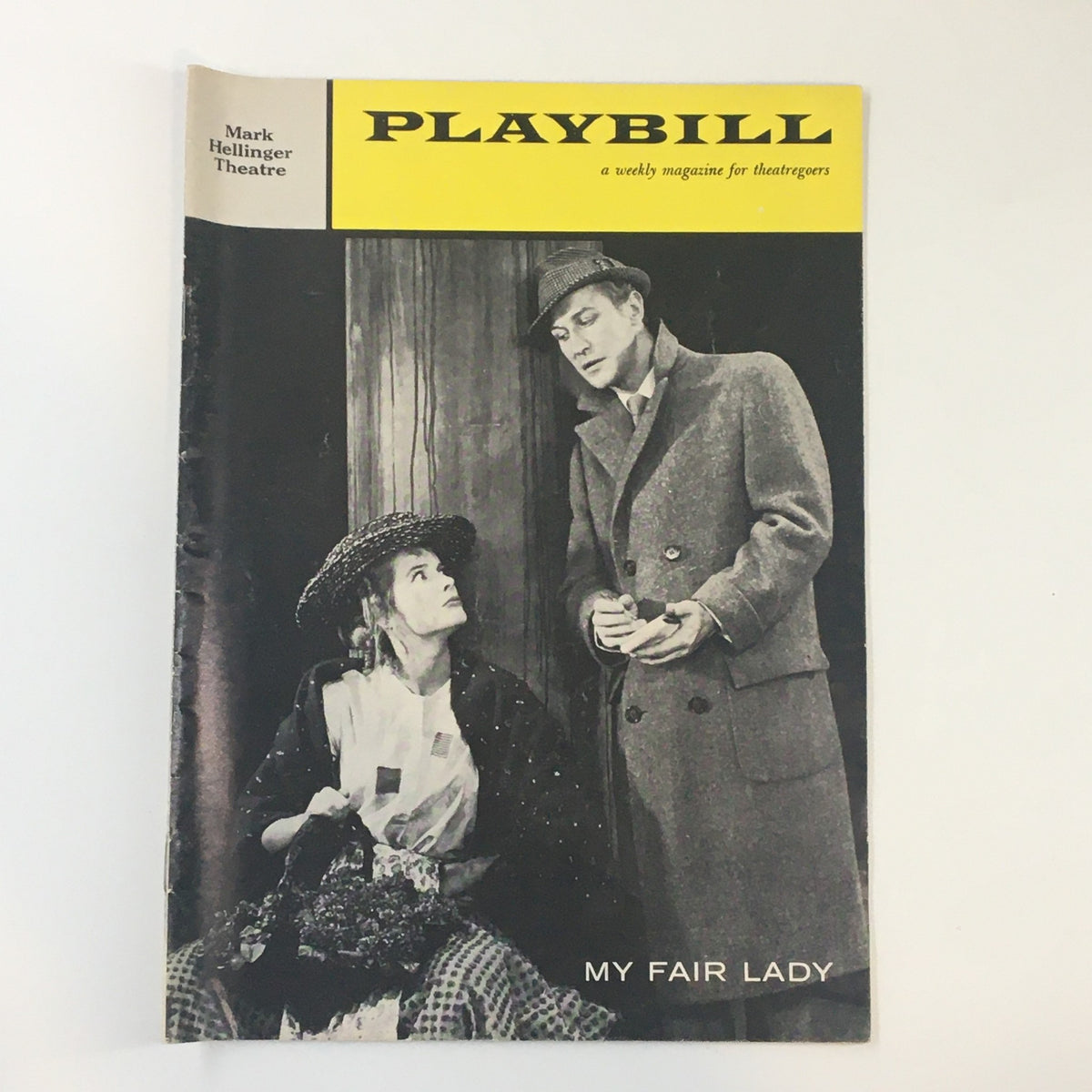 1959 Playbill for My Fair Lady at Mark Hellinger Theatre featuring Edward Mulhare on the cover.