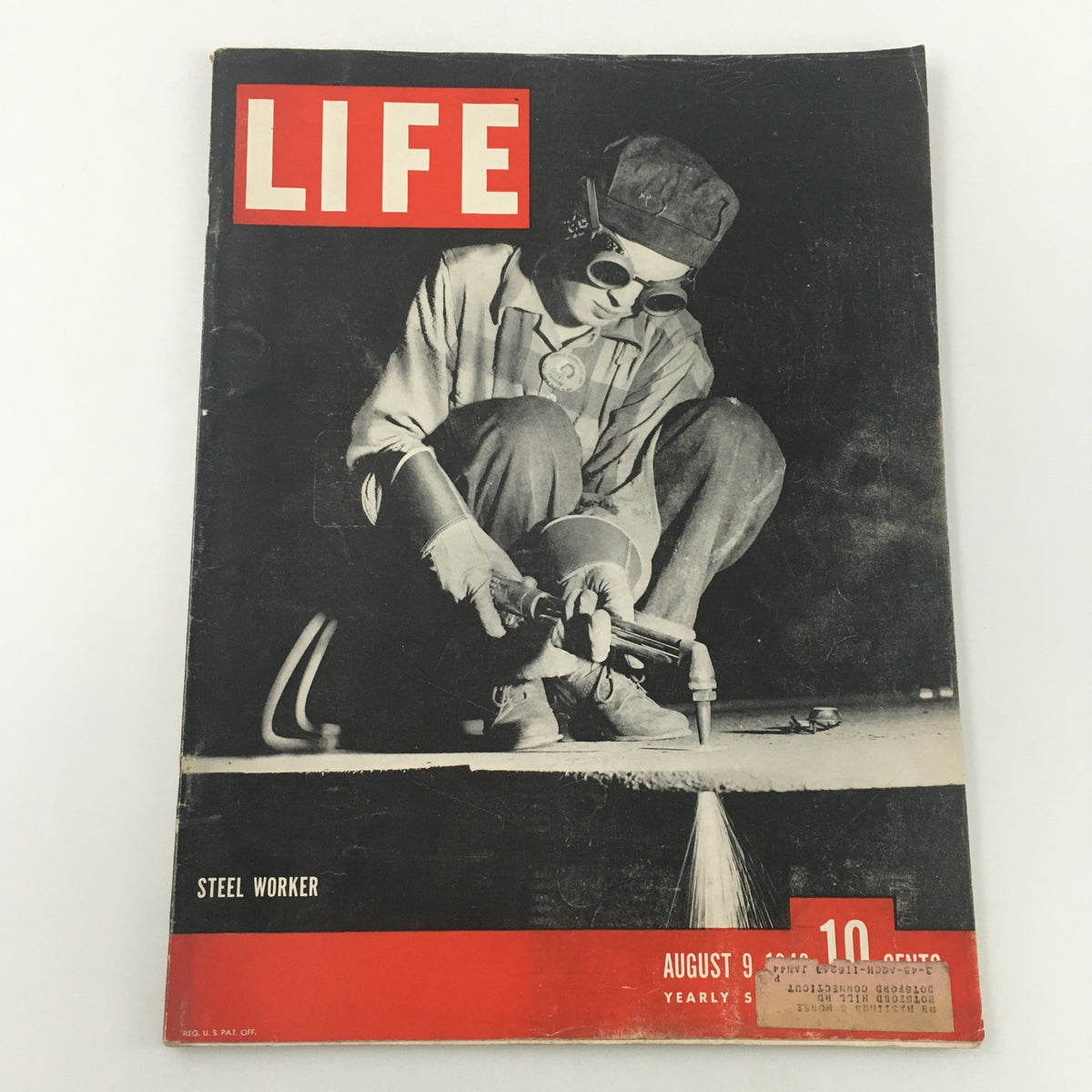 Life Magazine August 9 1943 Featuring Female Steel Workers - Historic WWII Photograph