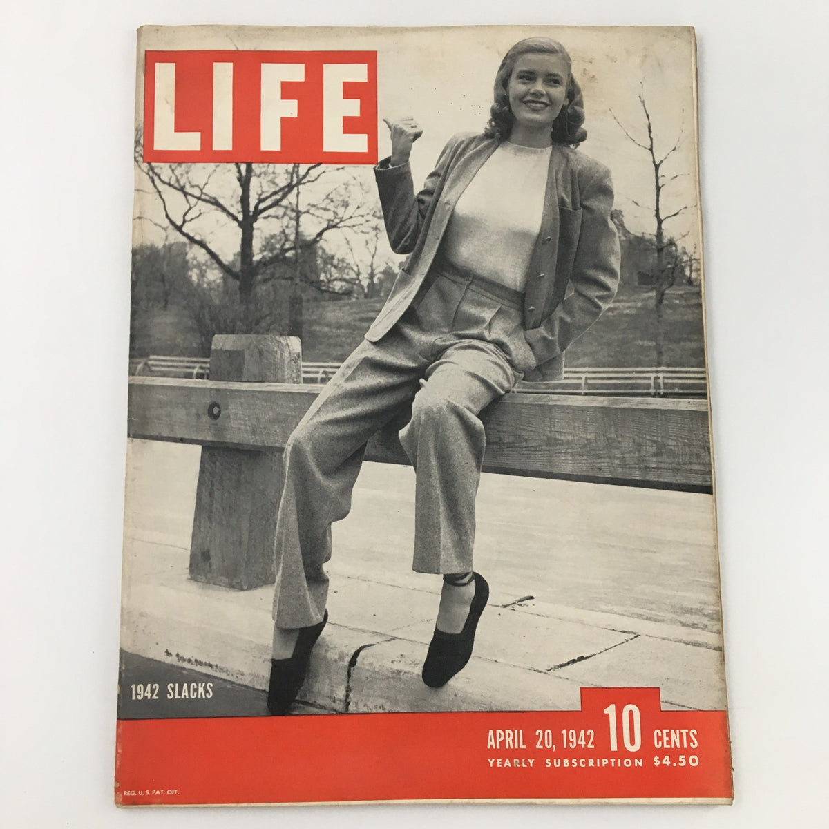 Life Magazine April 20, 1942 - Women in Slacks Feature, Vintage Fashion History, Collectible