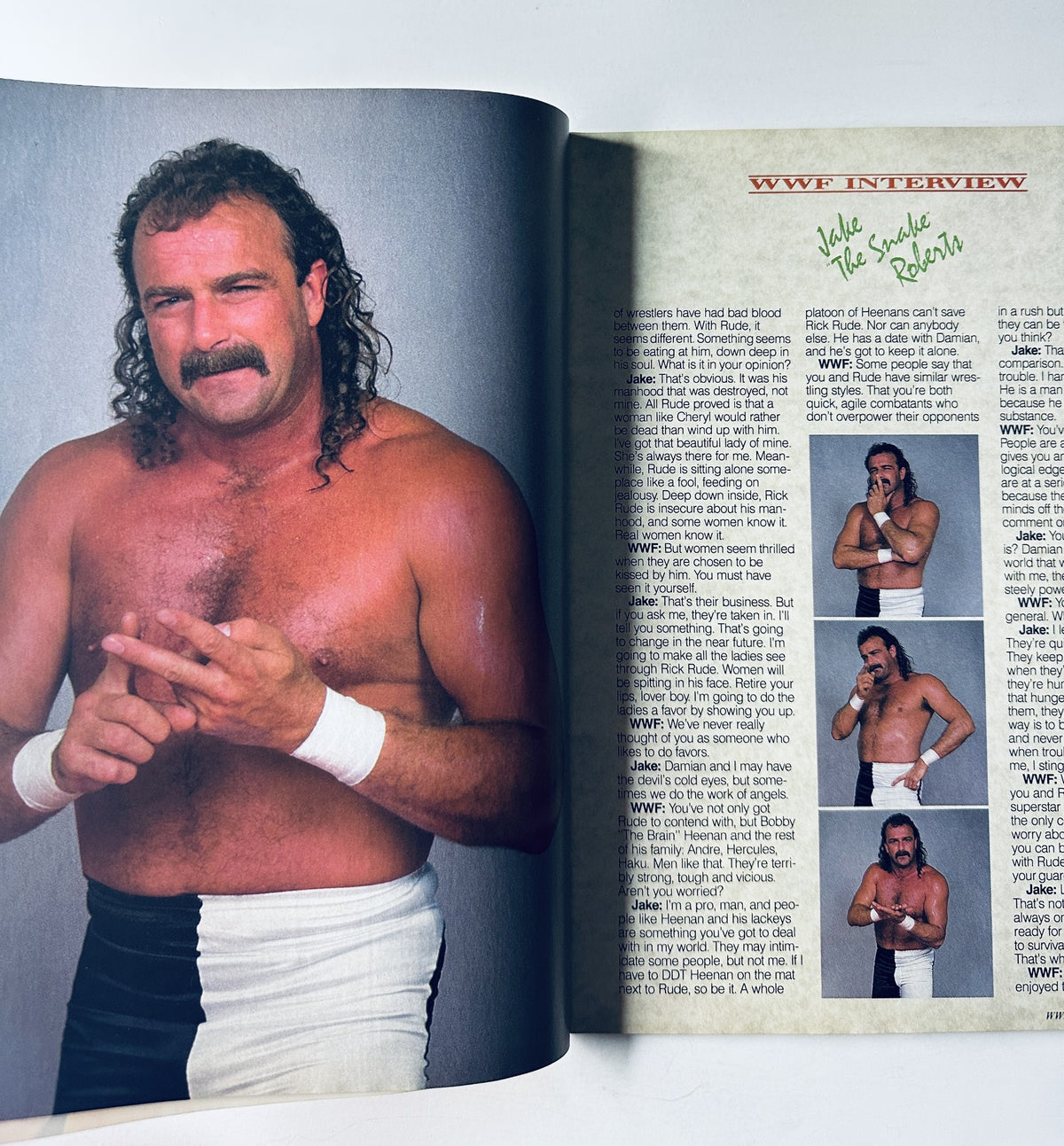 WWF Magazine September 1988 | Brutus Beefcake - Wrestling | Original ...