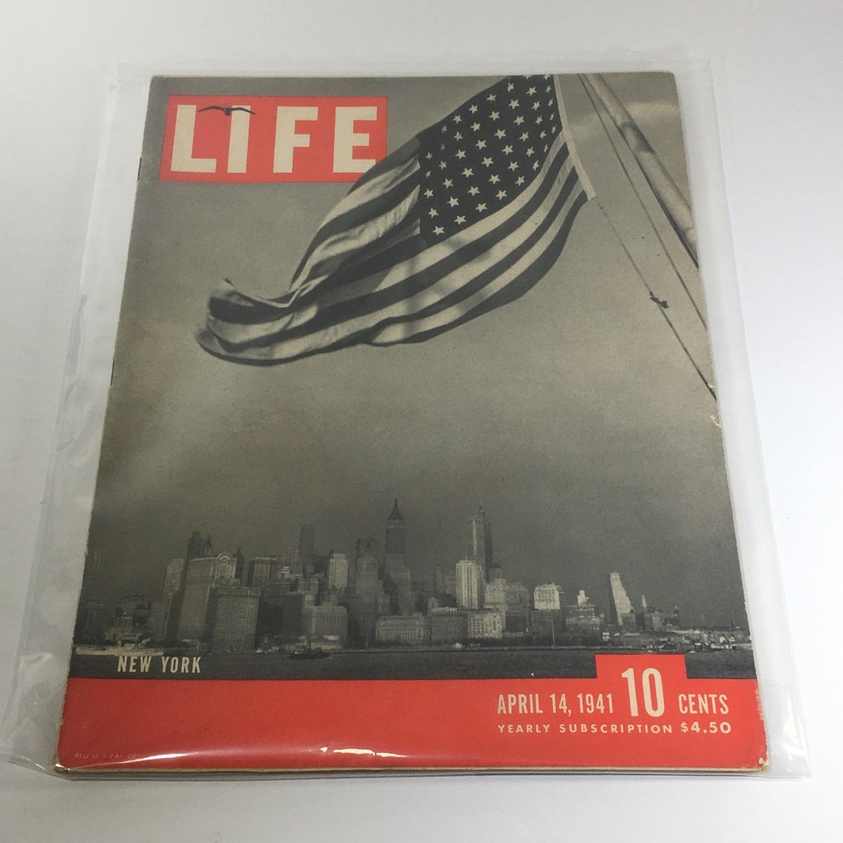 Vintage Life Magazine: April 14 1941 - New York (Yearly Subscription)