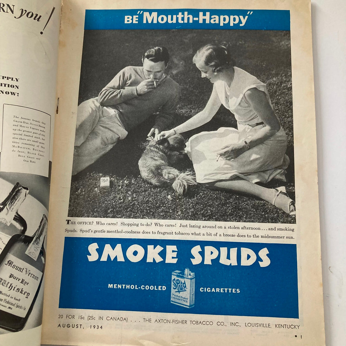 Vintage New Outlook Magazine August 1934 The Murder of King Cotton No Label