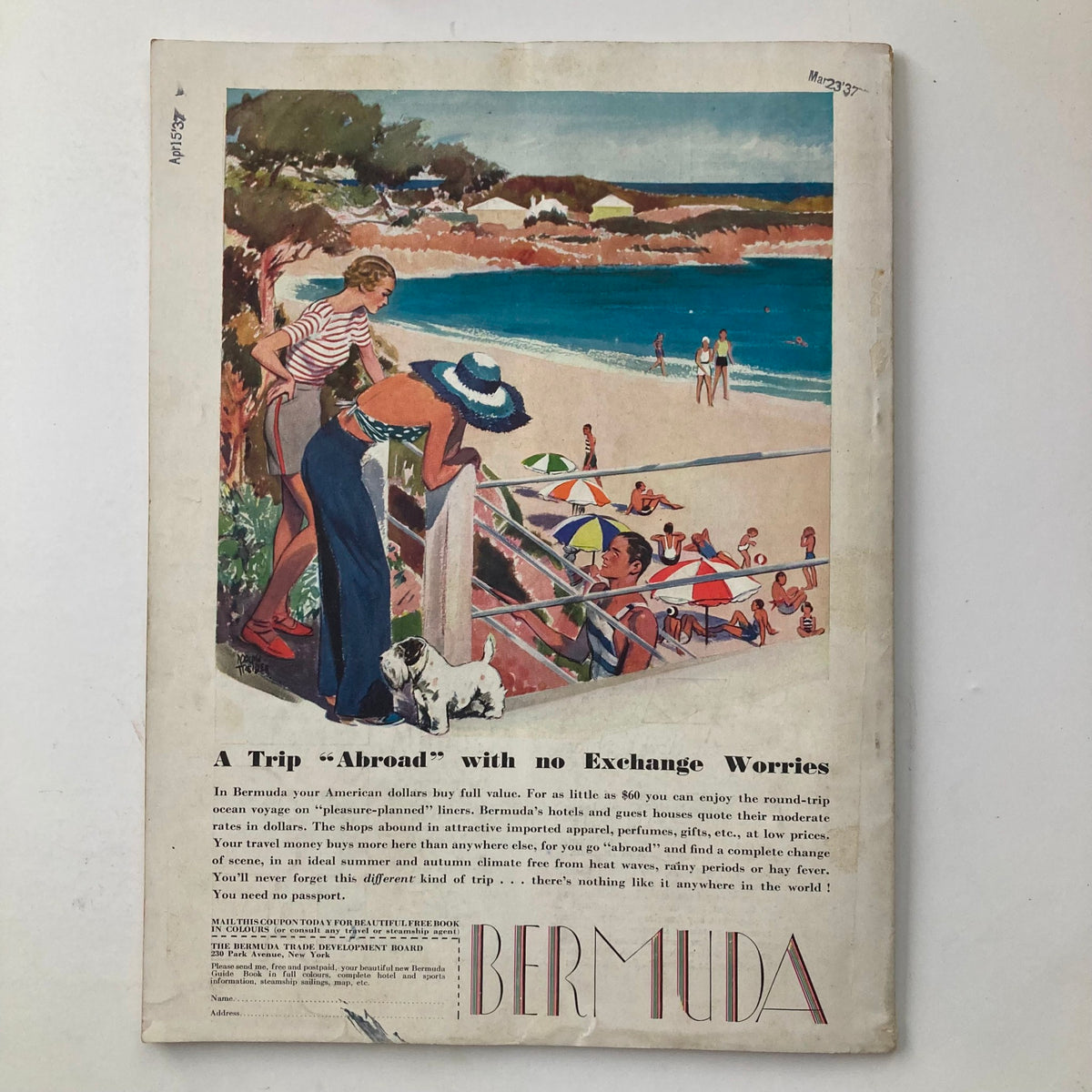 Vintage New Outlook Magazine August 1934 The Murder of King Cotton No Label