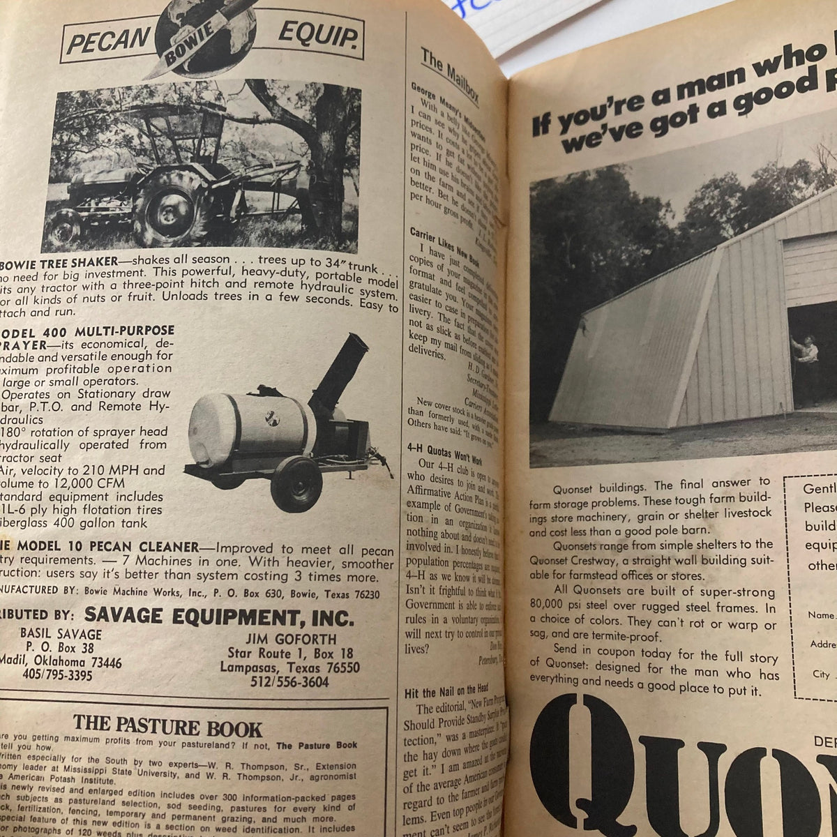 Vintage Progressive Farmer Magazine September 1973 A Wilderness Transformed