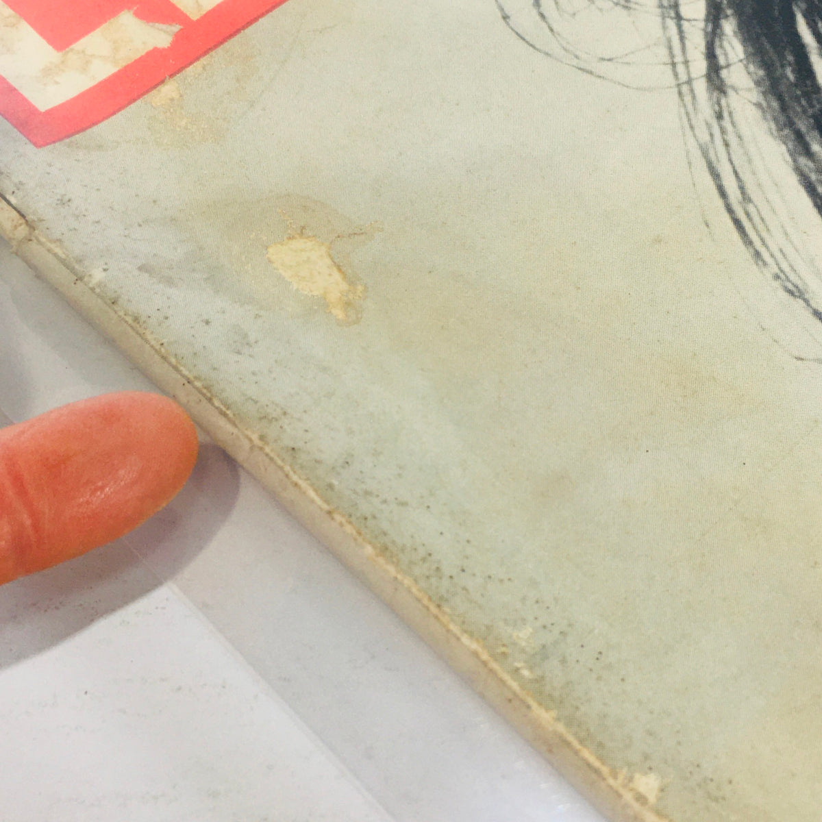 Close-up view of a Vintage Life Magazine: Eye-Catcher from October 5, 1942, highlighting the worn cover and address label, showcasing its historical significance and collectible condition.