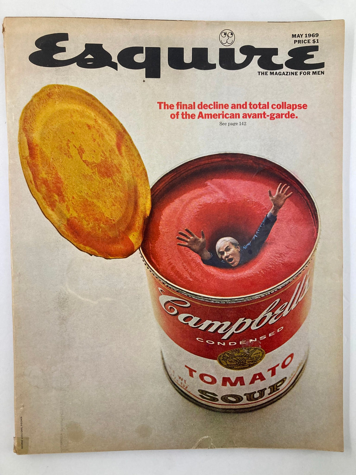 Esquire Magazine May 1969 Vol 71 #5 American Avant-Grade Collapse No Label