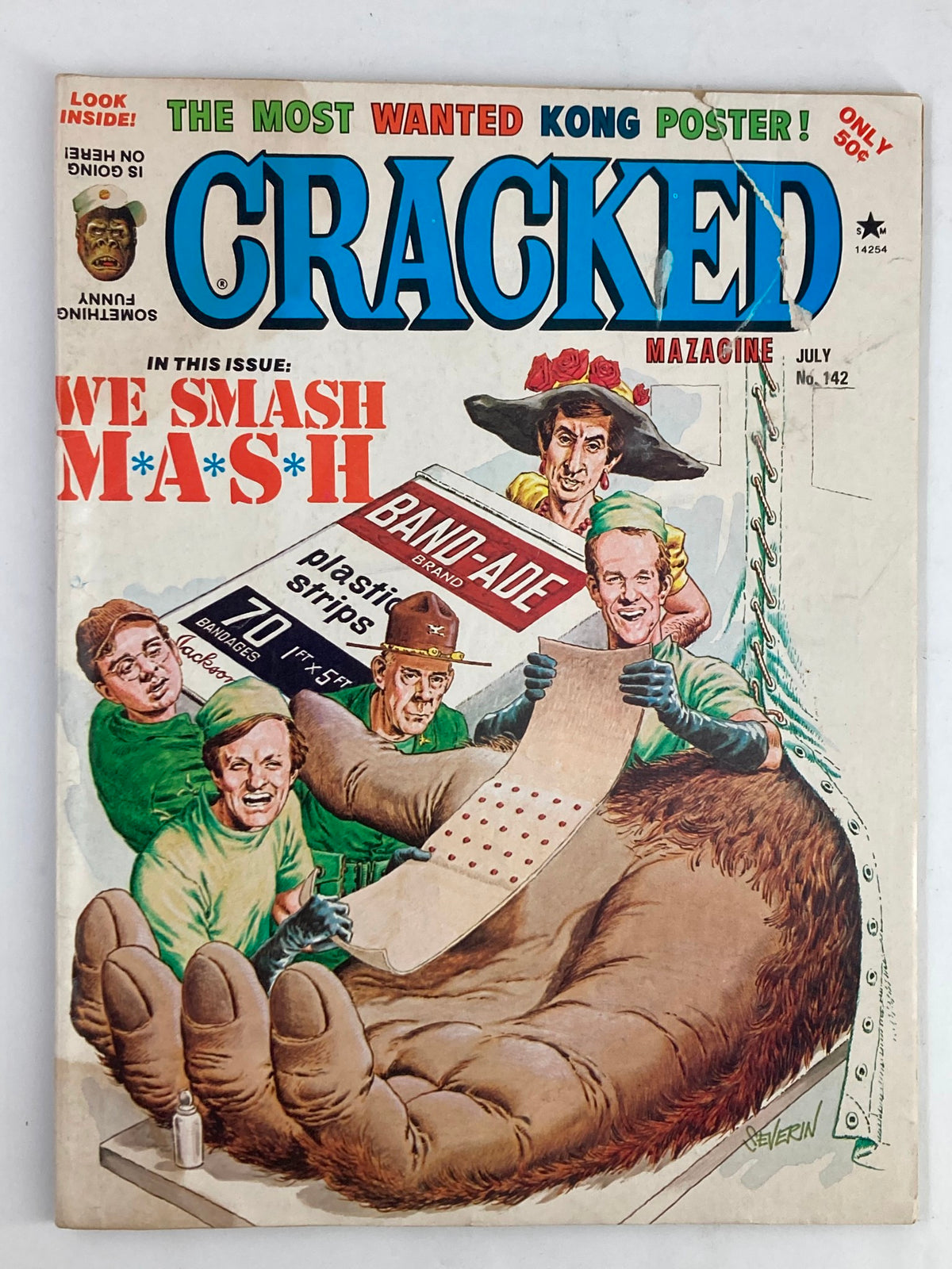 Vintage Cracked Humor Magazine July 1977 Band-Aide Brand Plastic Strips No Label