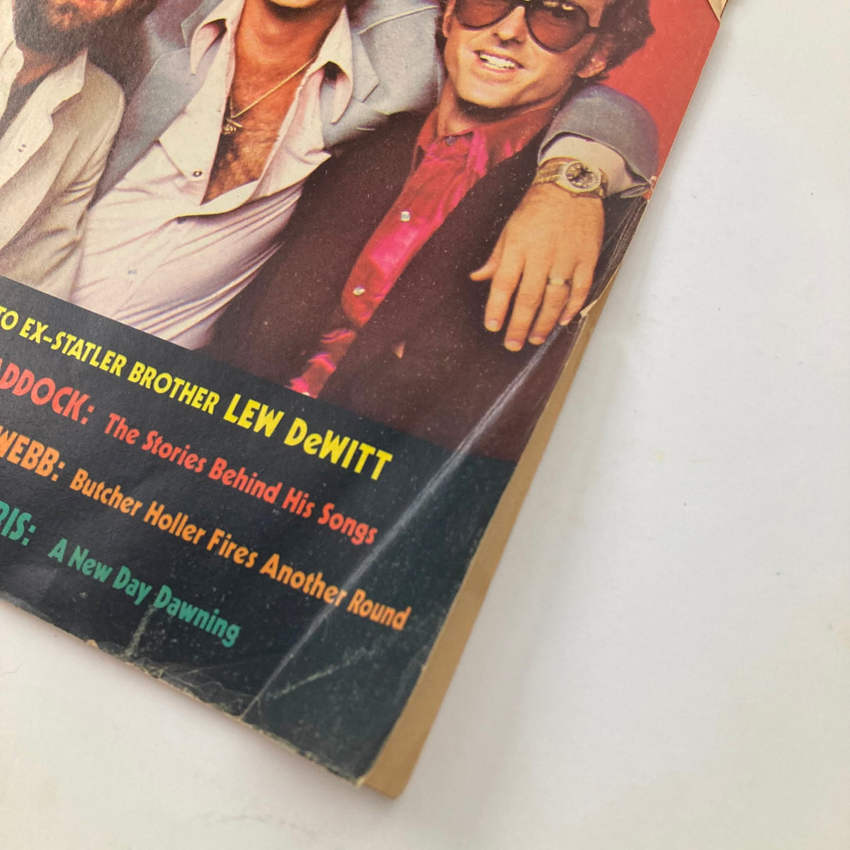 Close-up of the January 1983 Country Song Roundup magazine cover highlighting The Gatlin Brothers and additional featured articles.