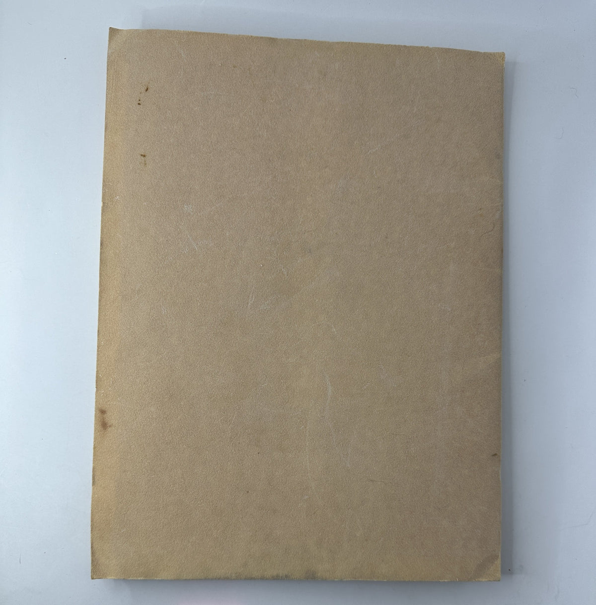 Back cover of the Academy Awards Ceremony Golden 50th Anniversary Oscar 1978 Program, showcasing its age and original design.