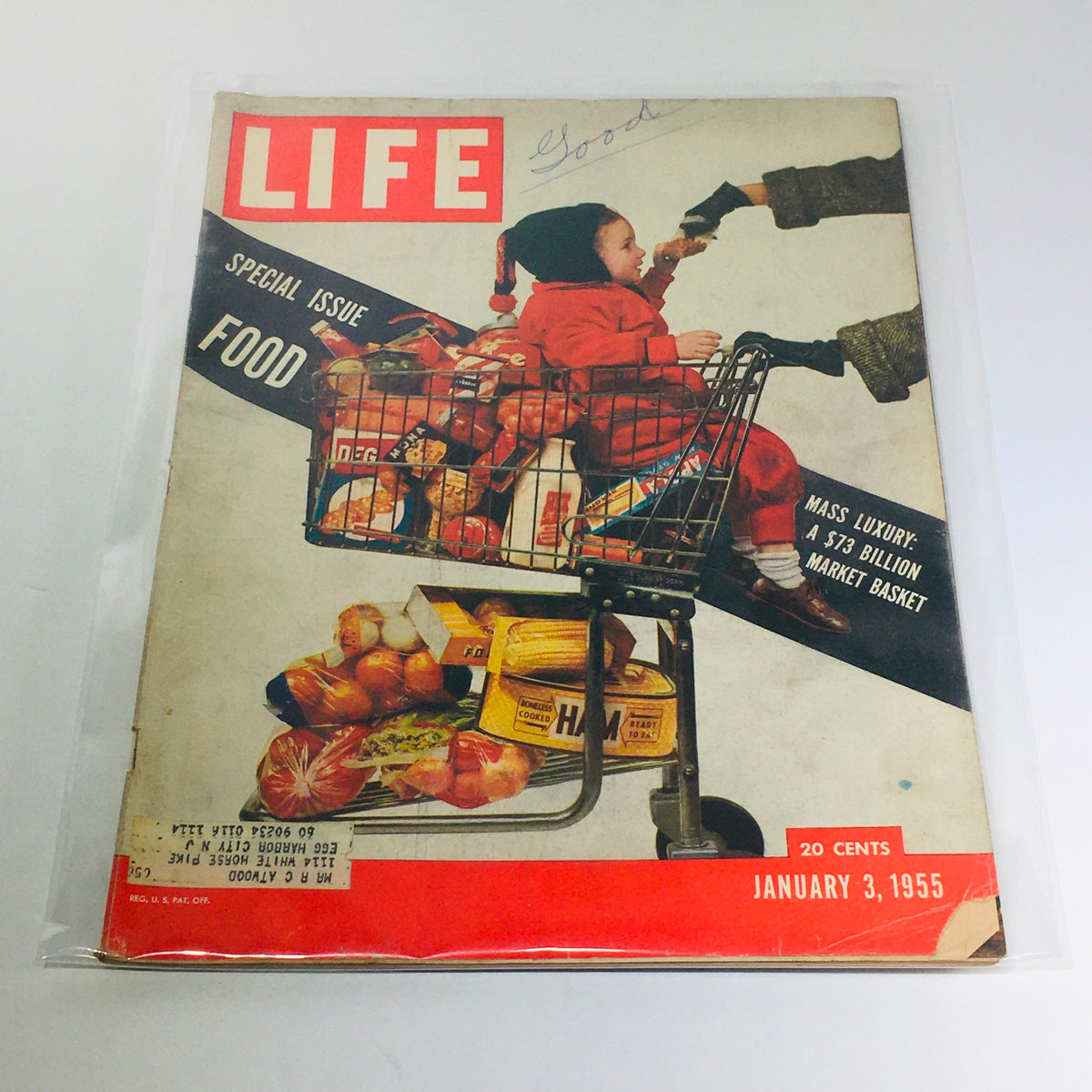 Life Magazine January 3 1955 Special Issue on Food Mass Luxury and Market Basket