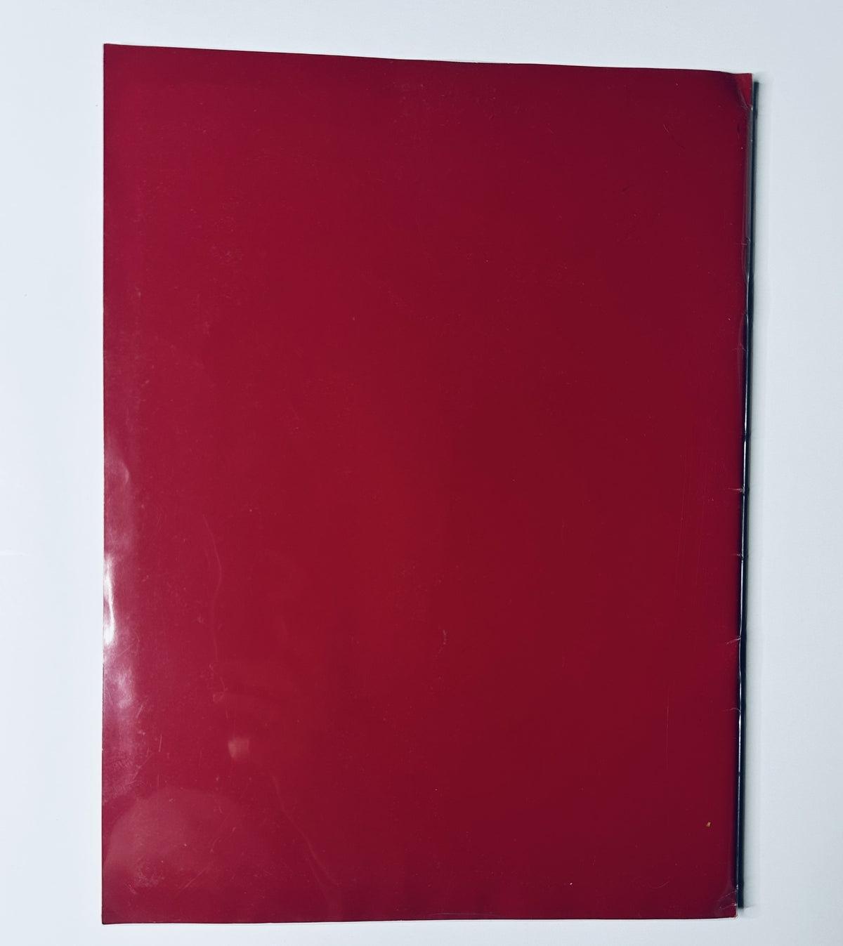 Back cover of the 53rd Annual Academy Awards Magazine from March 30, 1981, featuring a plain red design, emblematic of classic award program aesthetics.