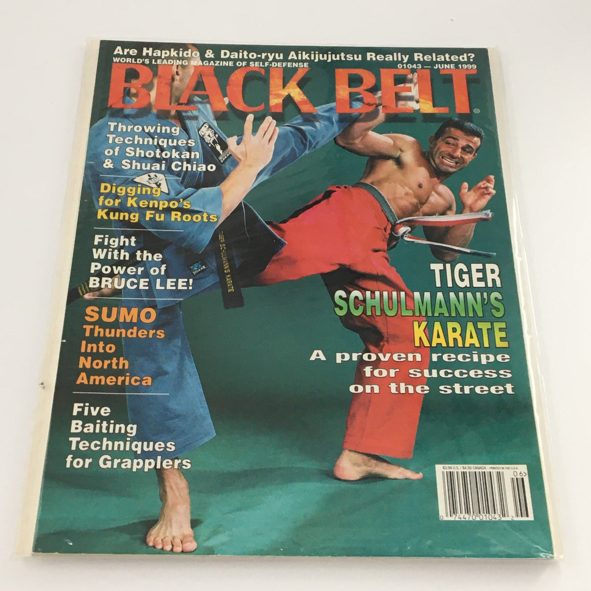 Black Belt Magazine June 1999 Tiger Schulmann's Karate Feature, Newsstand