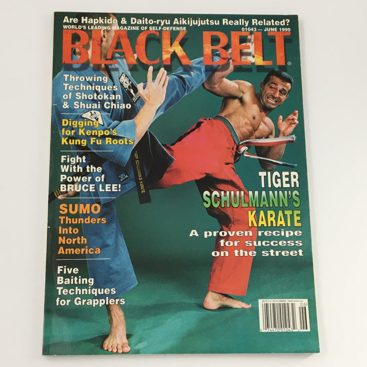Black Belt Magazine June 1999 Tiger Schulmann's Karate Feature, Newsstand