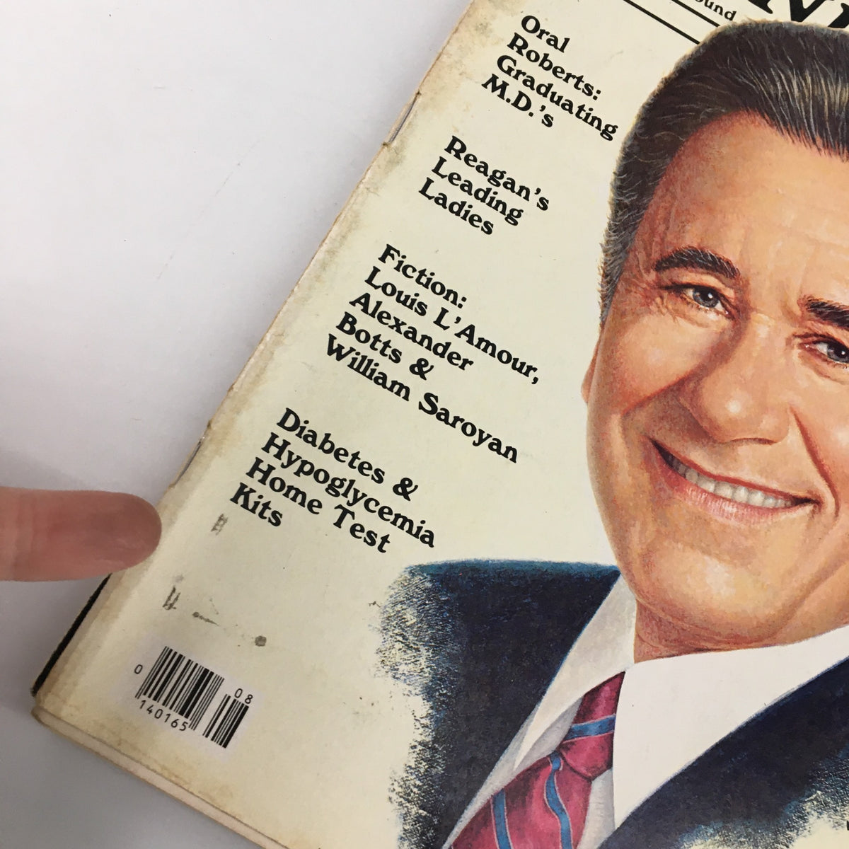 Close-up of the cover from The Saturday Evening Post September 1983, highlighting the tagline 'Oral Roberts: Graduating M.D.s' and other featured stories.