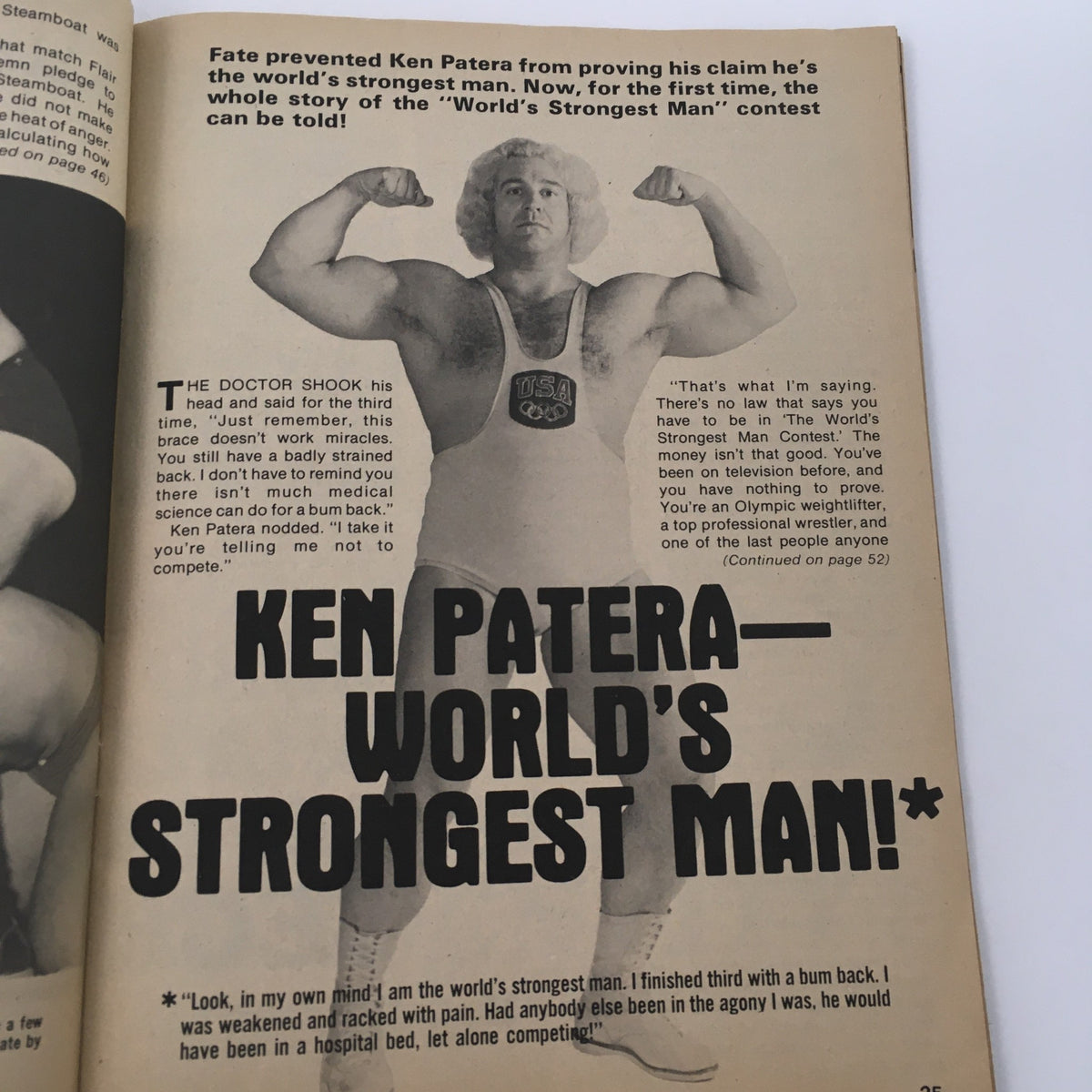 The Wrestler Magazine March 1978 Rick Flair and Nick Bockwinkle vs Terry Funk