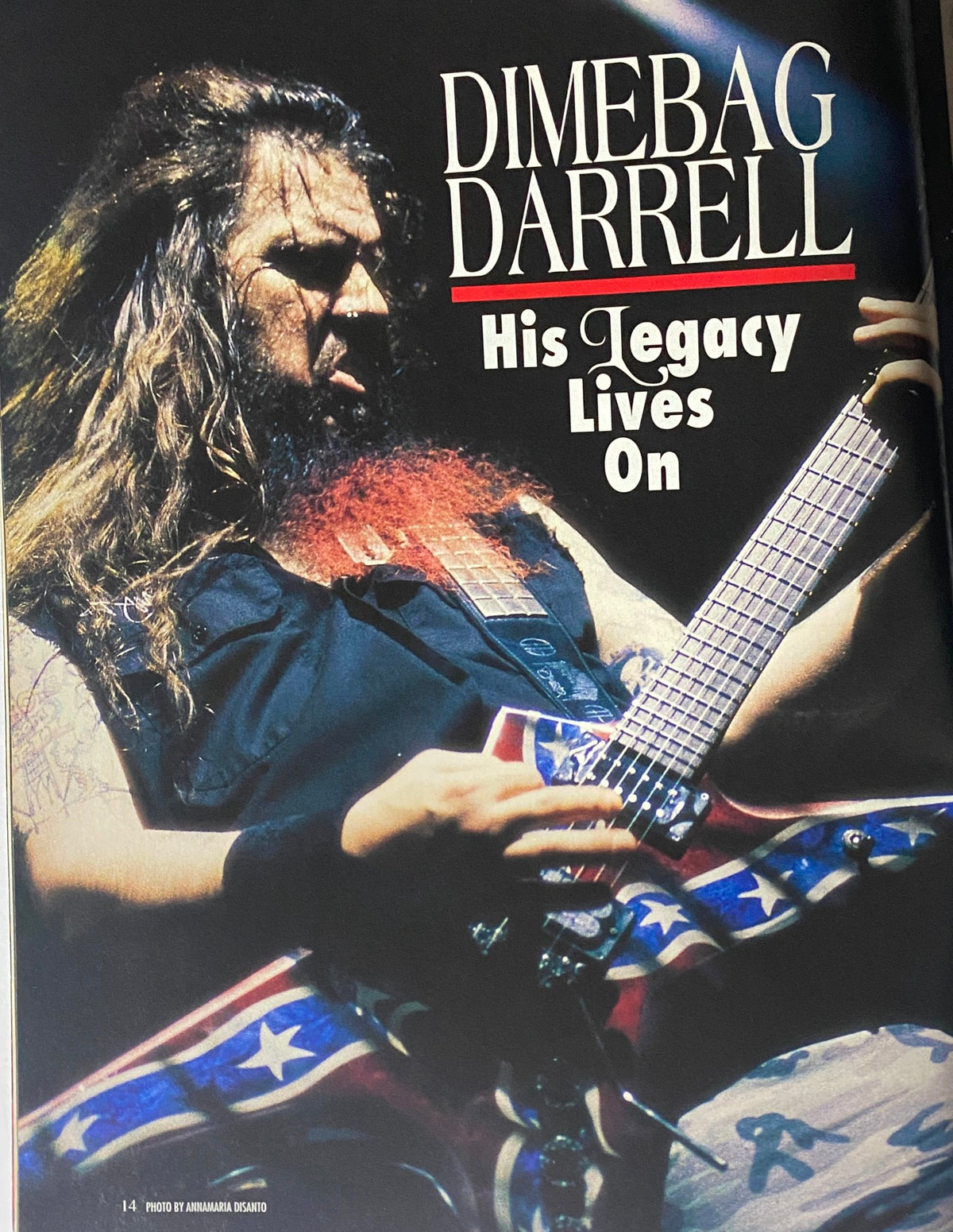 Metal Edge Magazine April 2005 Dimebag Darrell, Godsmack w Poster No Label VG