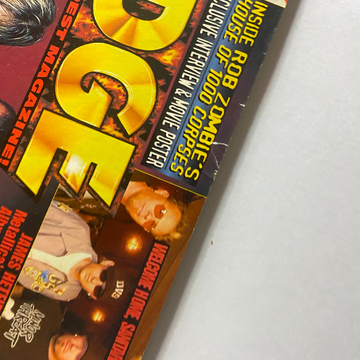 Metal Edge Magazine June 2003 Godsmack, Rob Zombie w Poster No Label VG