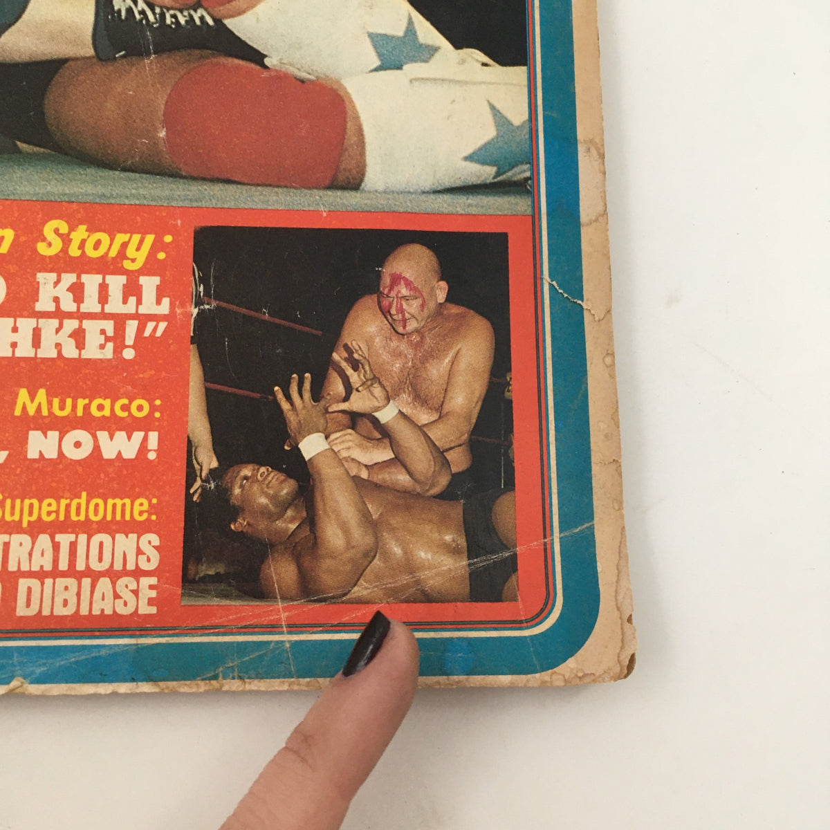 Cover of Pro Wrestling Illustrated Magazine December 1980 featuring Dusty Rhodes vs Bob Backlund with a wrestling match scene.