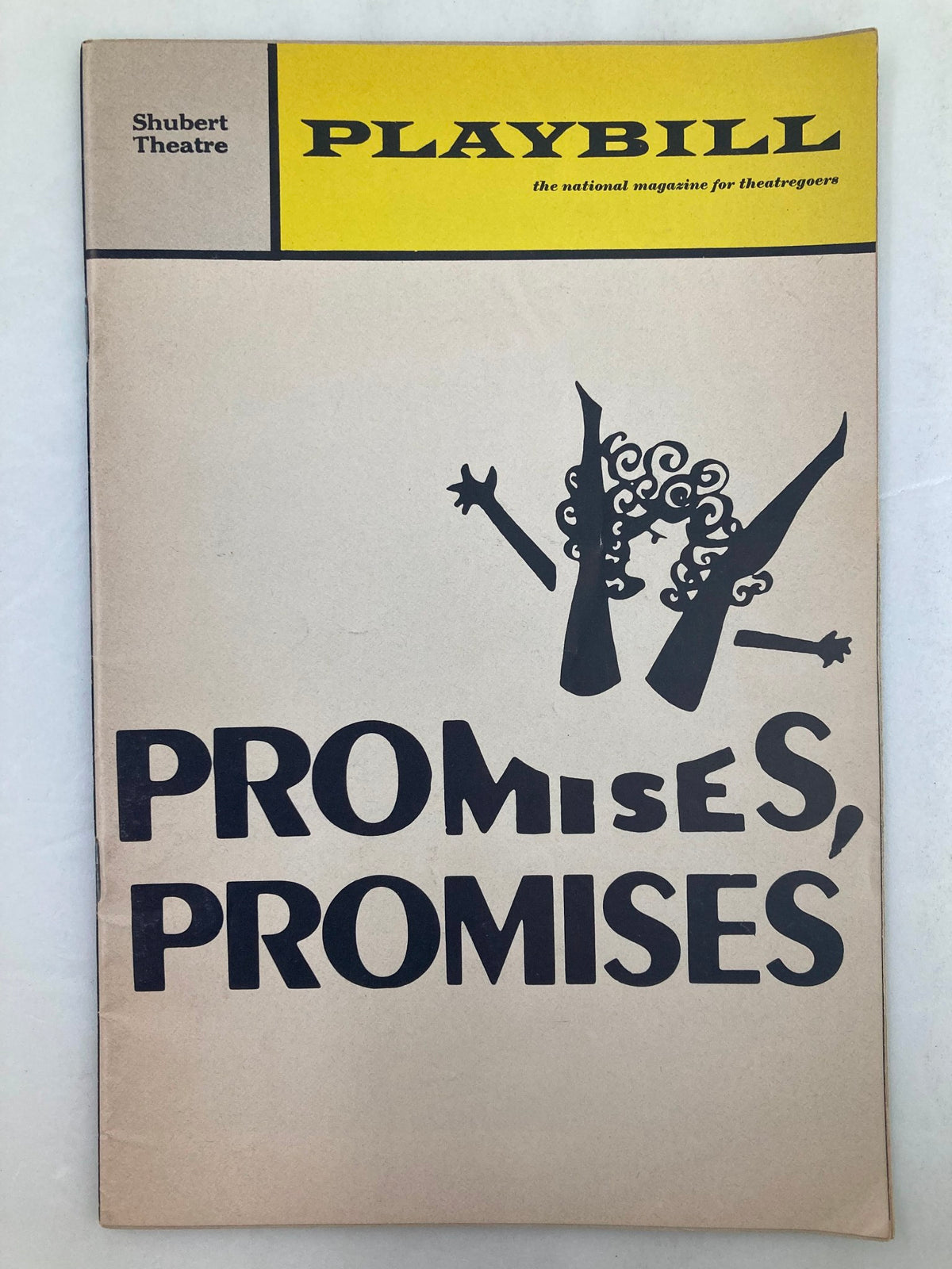 1969 Playbill for Promises, Promises at Sam S. Shubert Theatre featuring striking graphics and design.