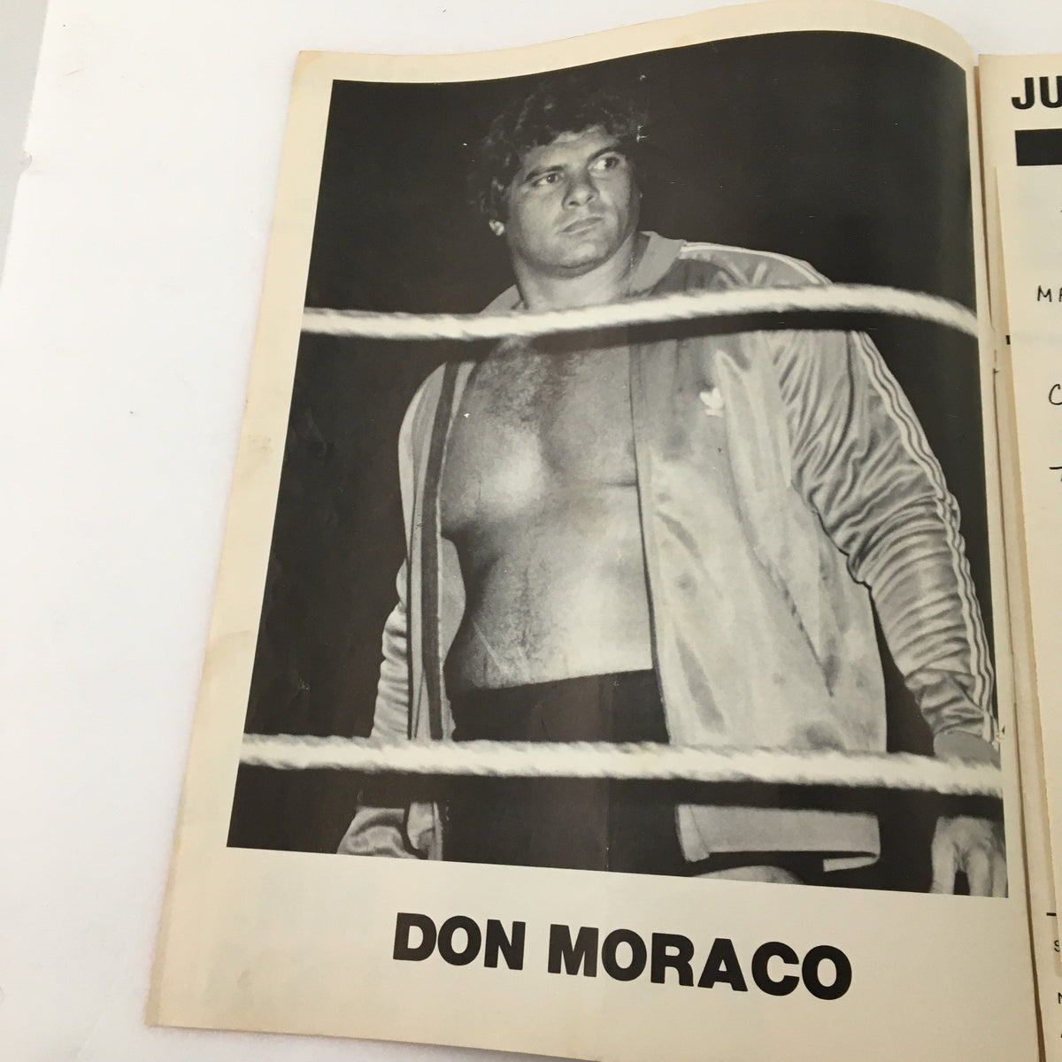 On The Mat Presents Souvenir Program Tony Atlas Tribute Collectors Issue