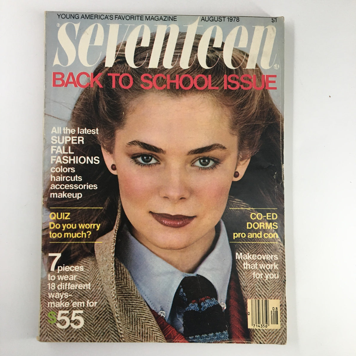 Seventeen Magazine August 1978 Co-Ed Dorms Pros and Cons No Label